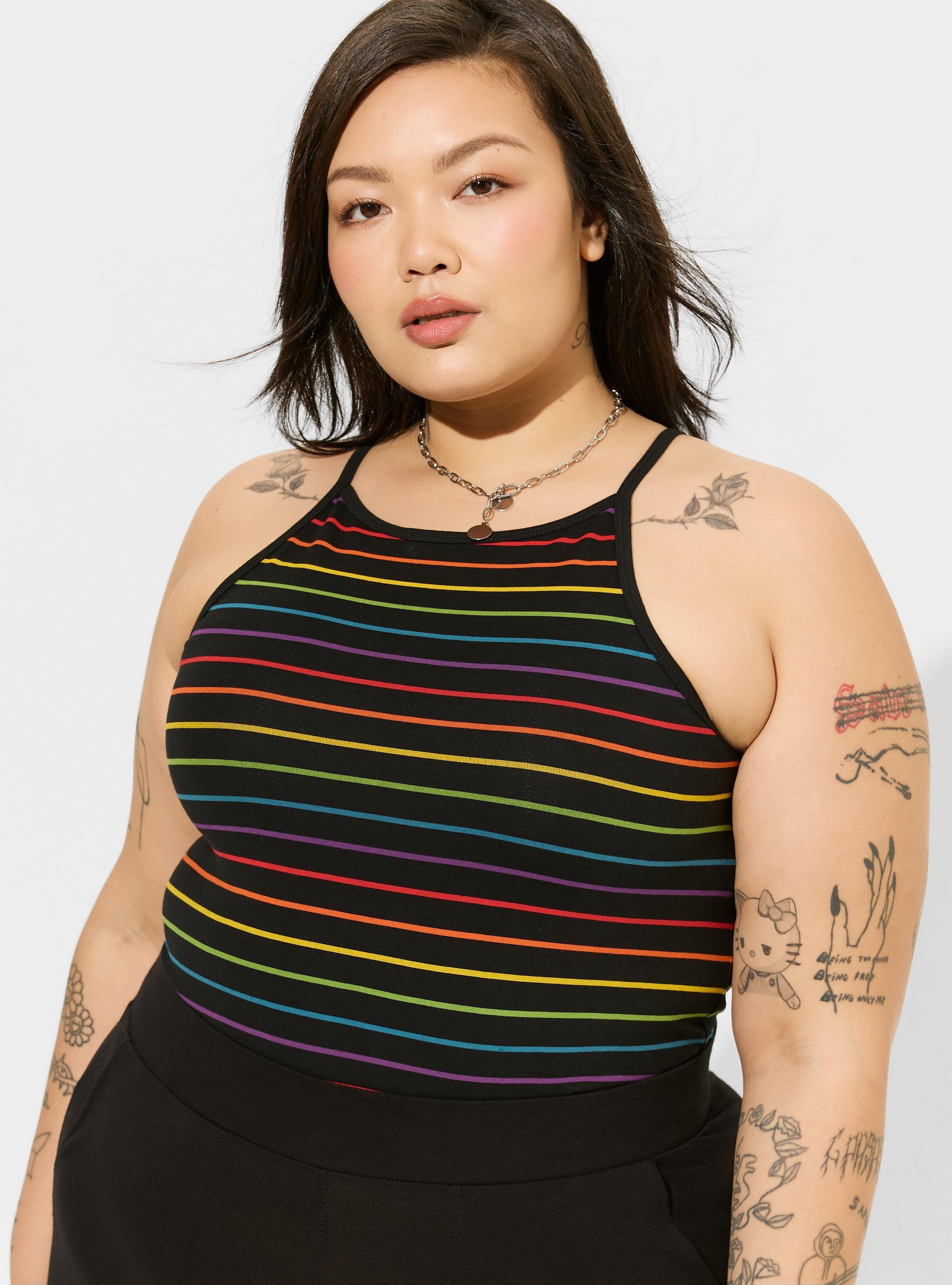 Plus Size - Foxy High Neck Crop Top - Torrid