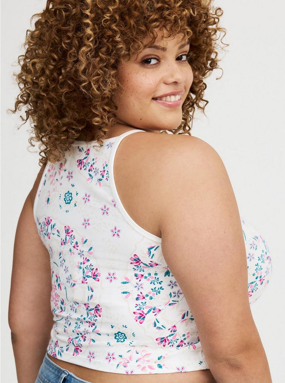 Plus Size - Foxy High Neck Crop Top - Torrid Plus Size - Foxy High Neck Crop Top - Torrid