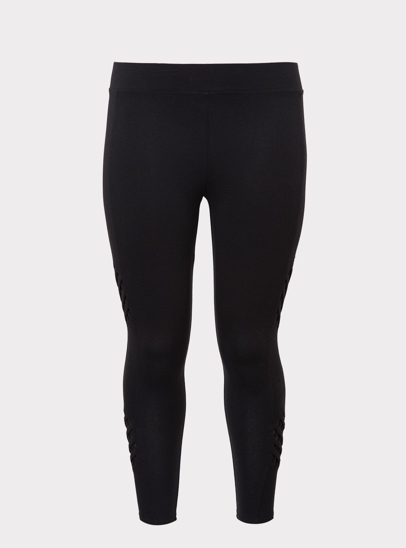 Lattice Side Detail Legging, , hi-res