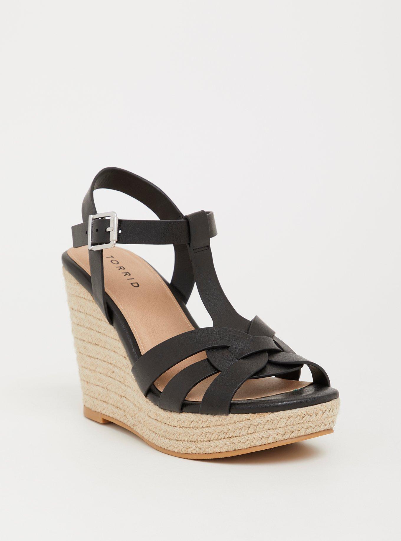 Espadrille Platform Wedge Sandal (WW), BLACK, hi-res