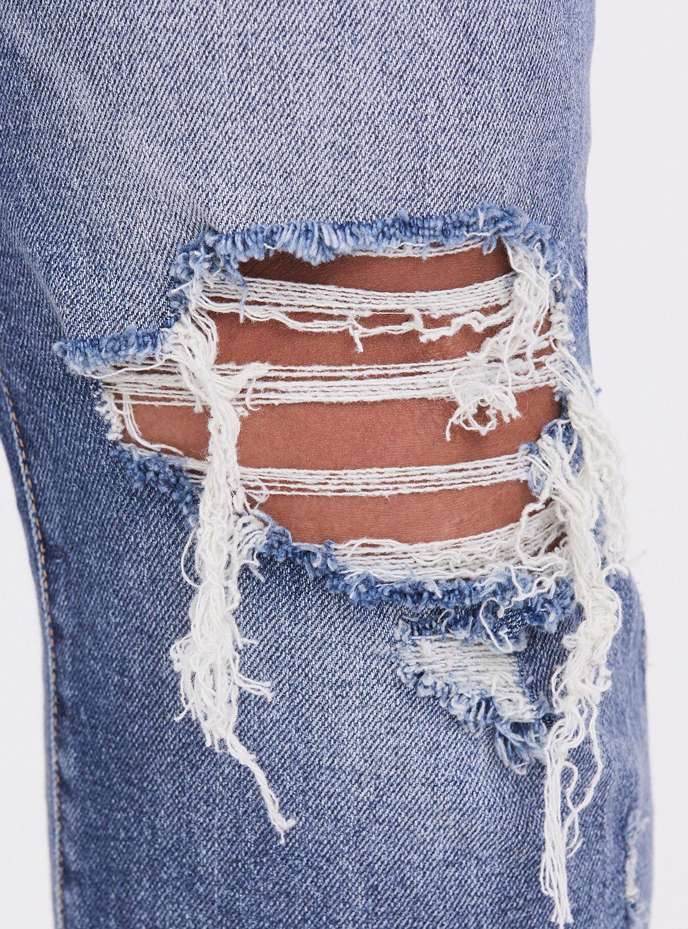 Mom Straight Vintage Stretch High-Rise Jean, BLUE CHILL, alternate