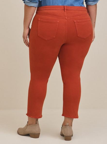 Plus Size Mom Straight Vintage Stretch High-Rise Jean, PICANTE, alternate