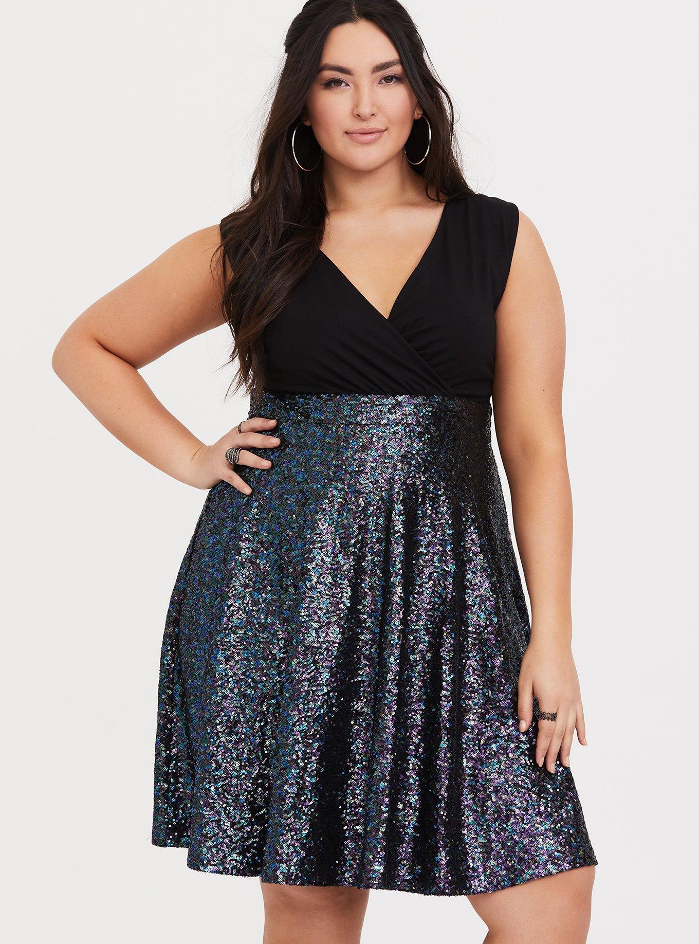 Torrid black cold hot sale shoulder dress