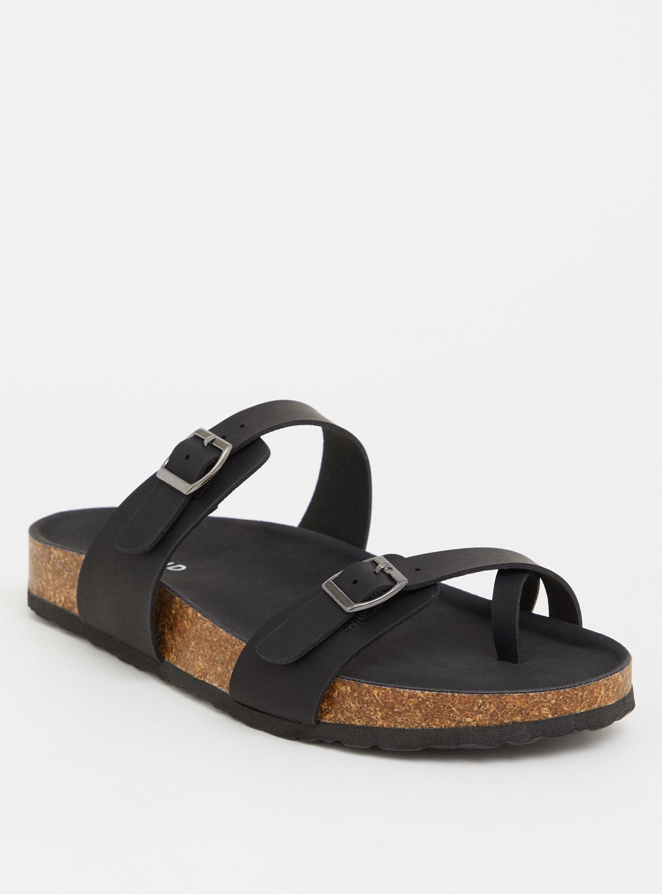 Crisscross Slide (WW), BLACK, hi-res