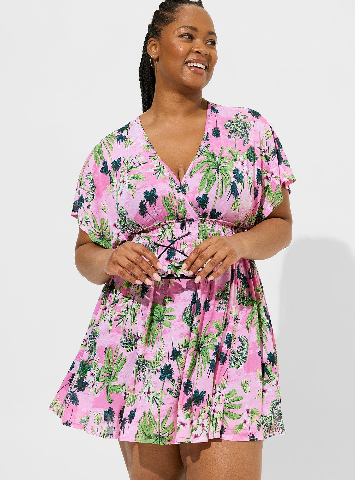 Plus size swimsuit coverups torrid online