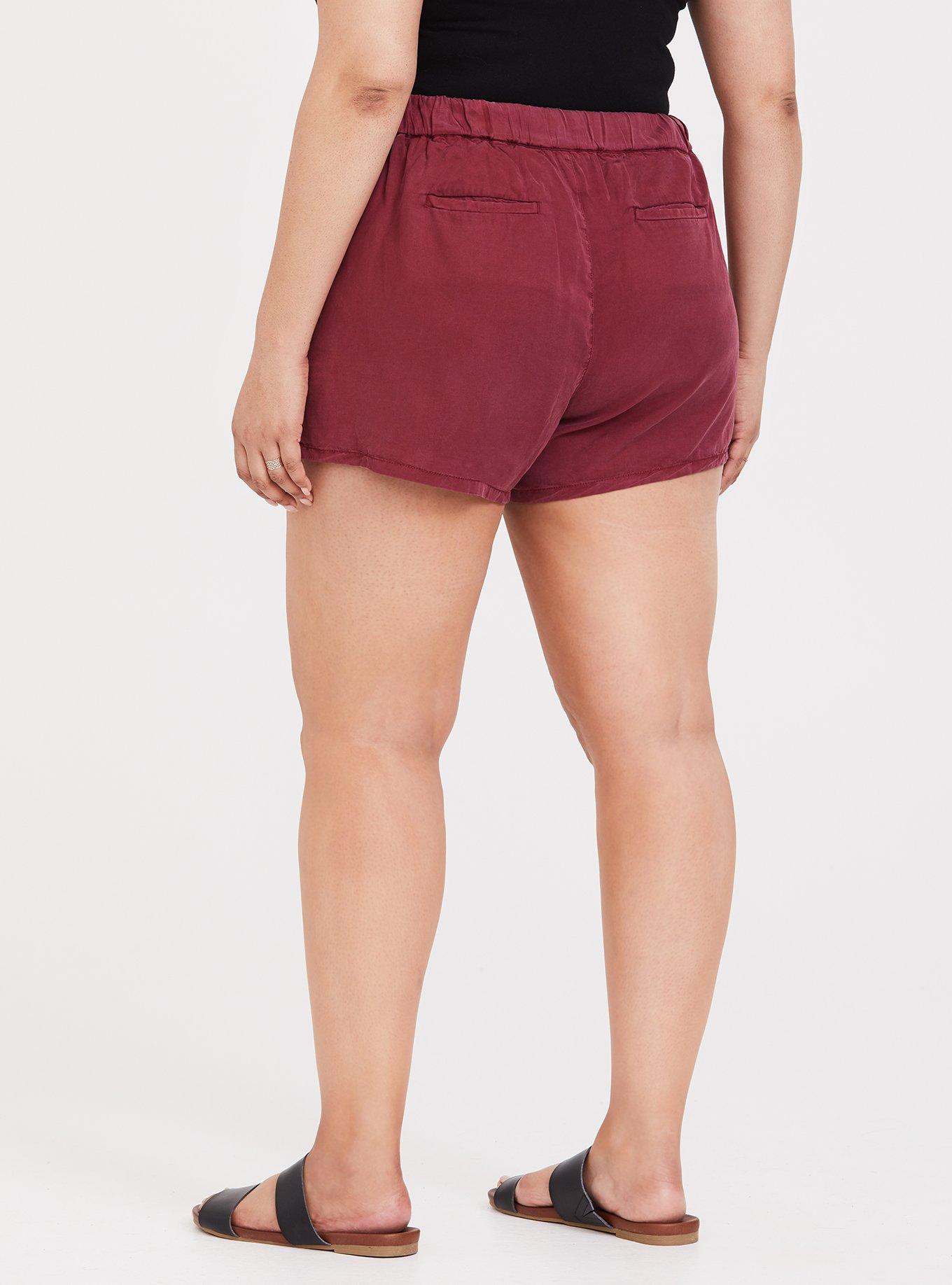 Red Pull-on Short, TIBETAN RED, alternate