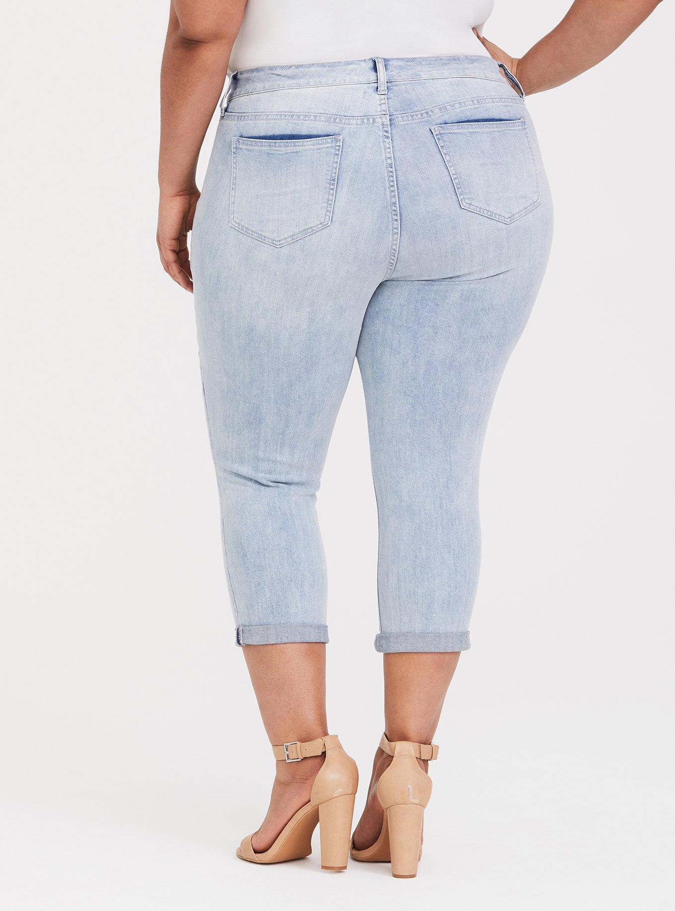 Crop Classic Skinny Jean - Vintage Stretch Light Wash, CLEAR DAY, alternate