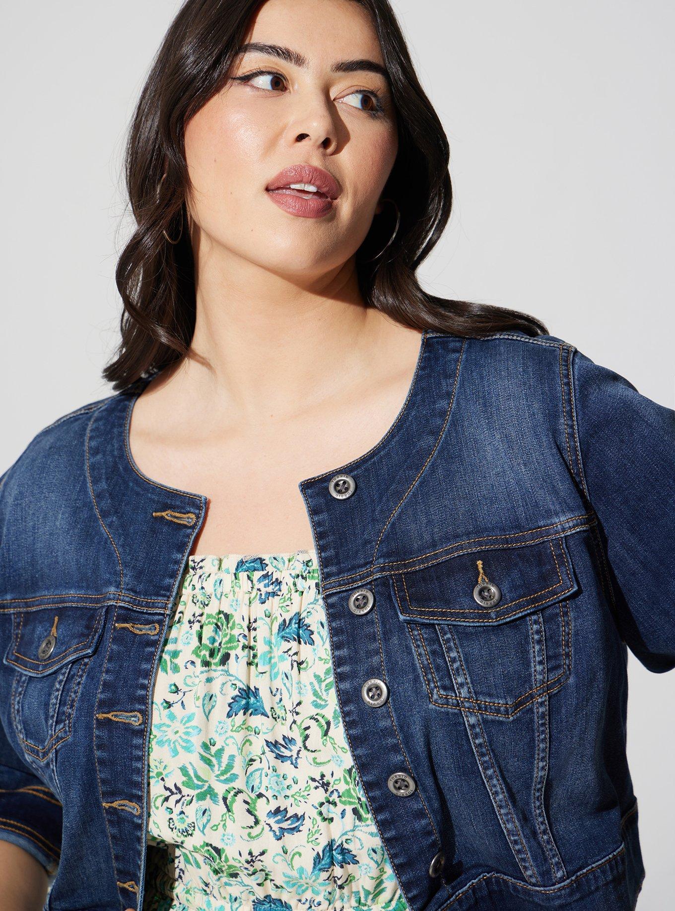 Torrid blue 2025 jean jacket