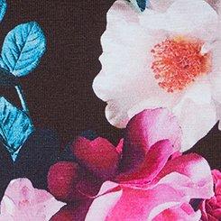 Cotton Mid-Rise Brief Panty, MARAH FLORAL BLACK, swatch