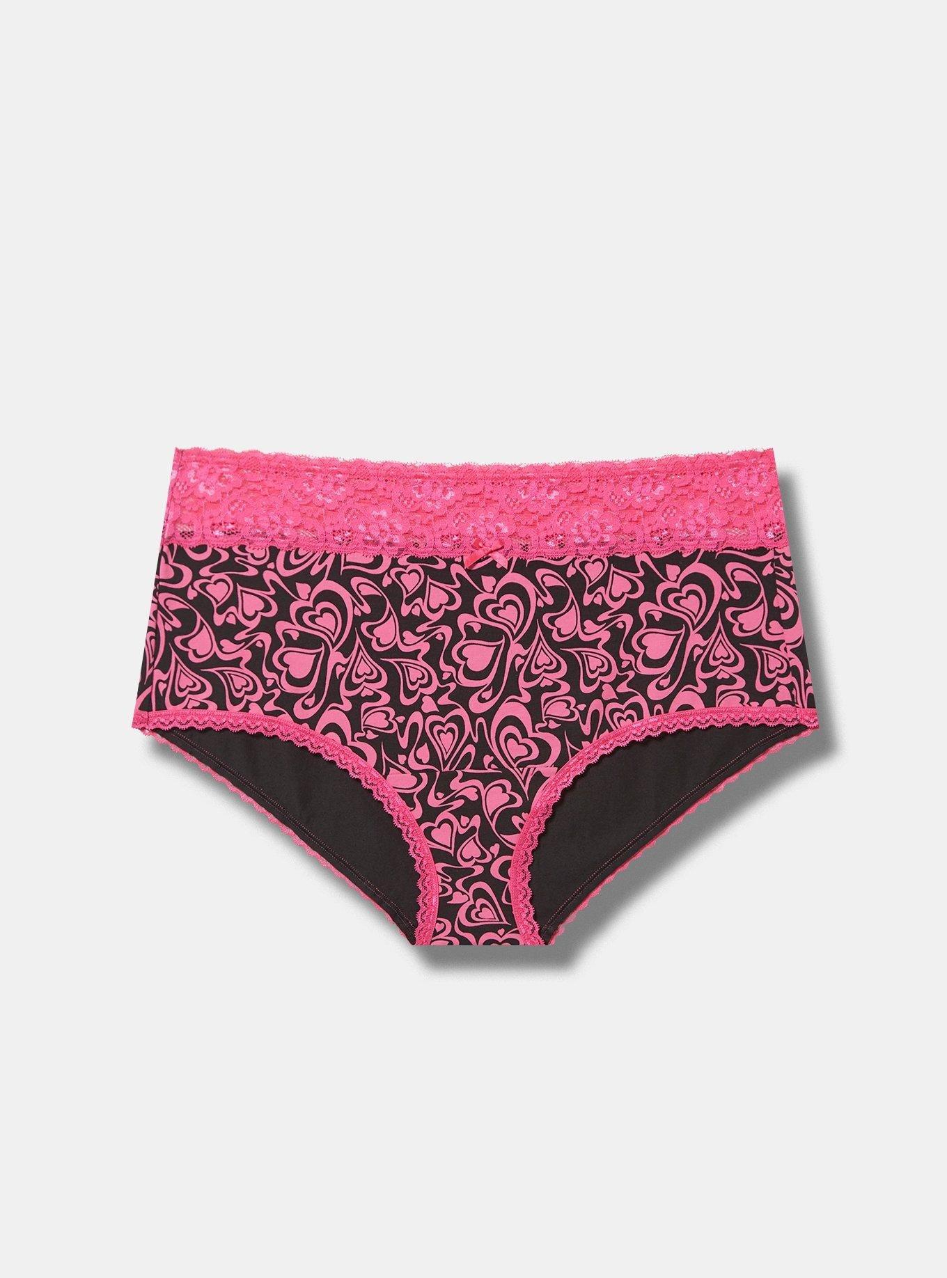 N-Gal Panties Delicate Both Side Lace Mid Waist Underwear Lingerie