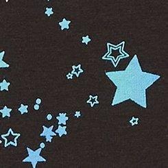 Cotton Mid-Rise Brief Panty, COSMIC STARS RICH BLACK, swatch