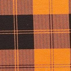 Plus Size Cotton Mid-Rise Lace Trim Brief Panty, BUFFALO UPDATE ORANGE OCHRE, swatch