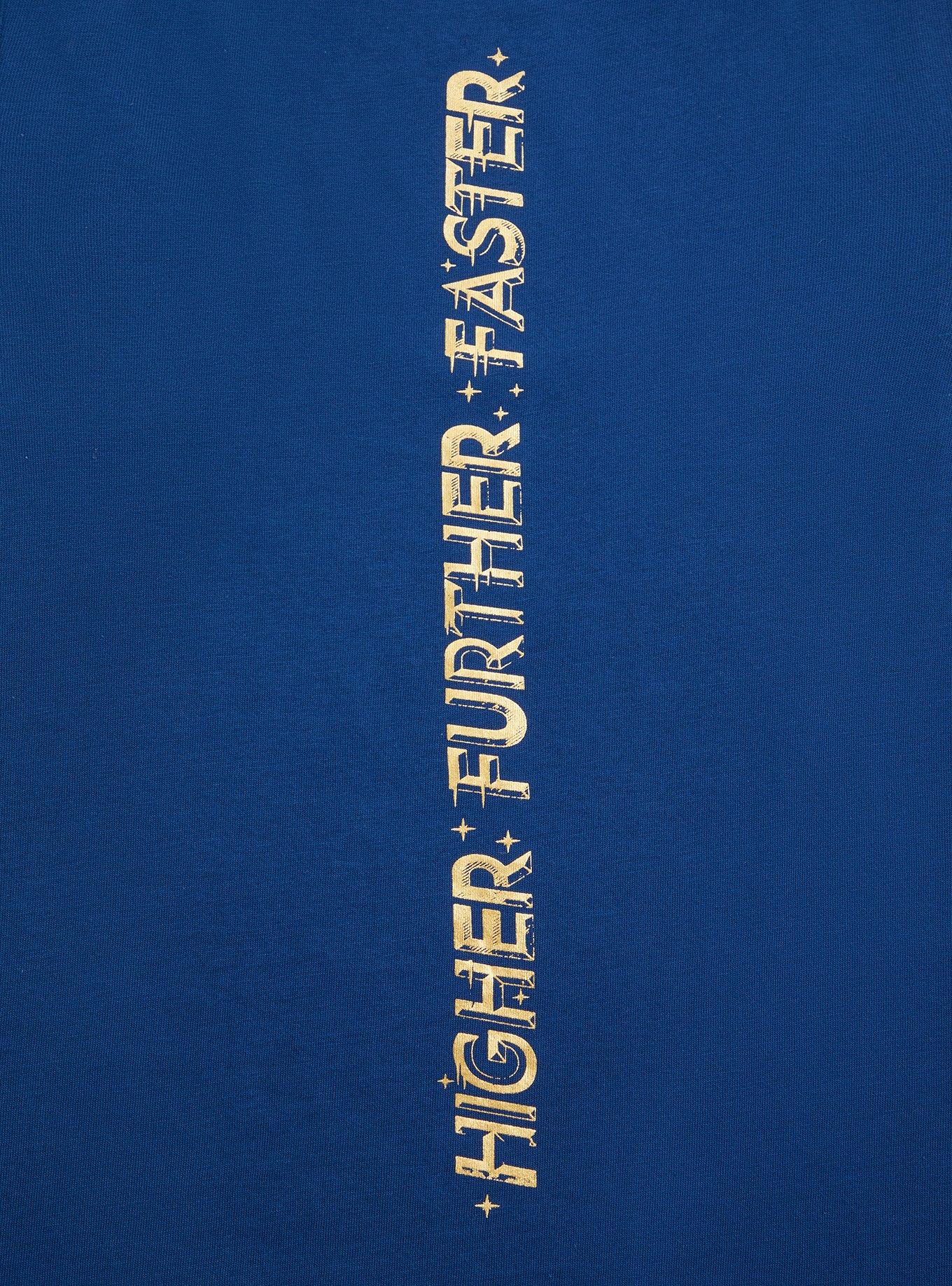 Plus Size Her Universe Captain Marvel Active Tank, ESTATE BLUE, alternate