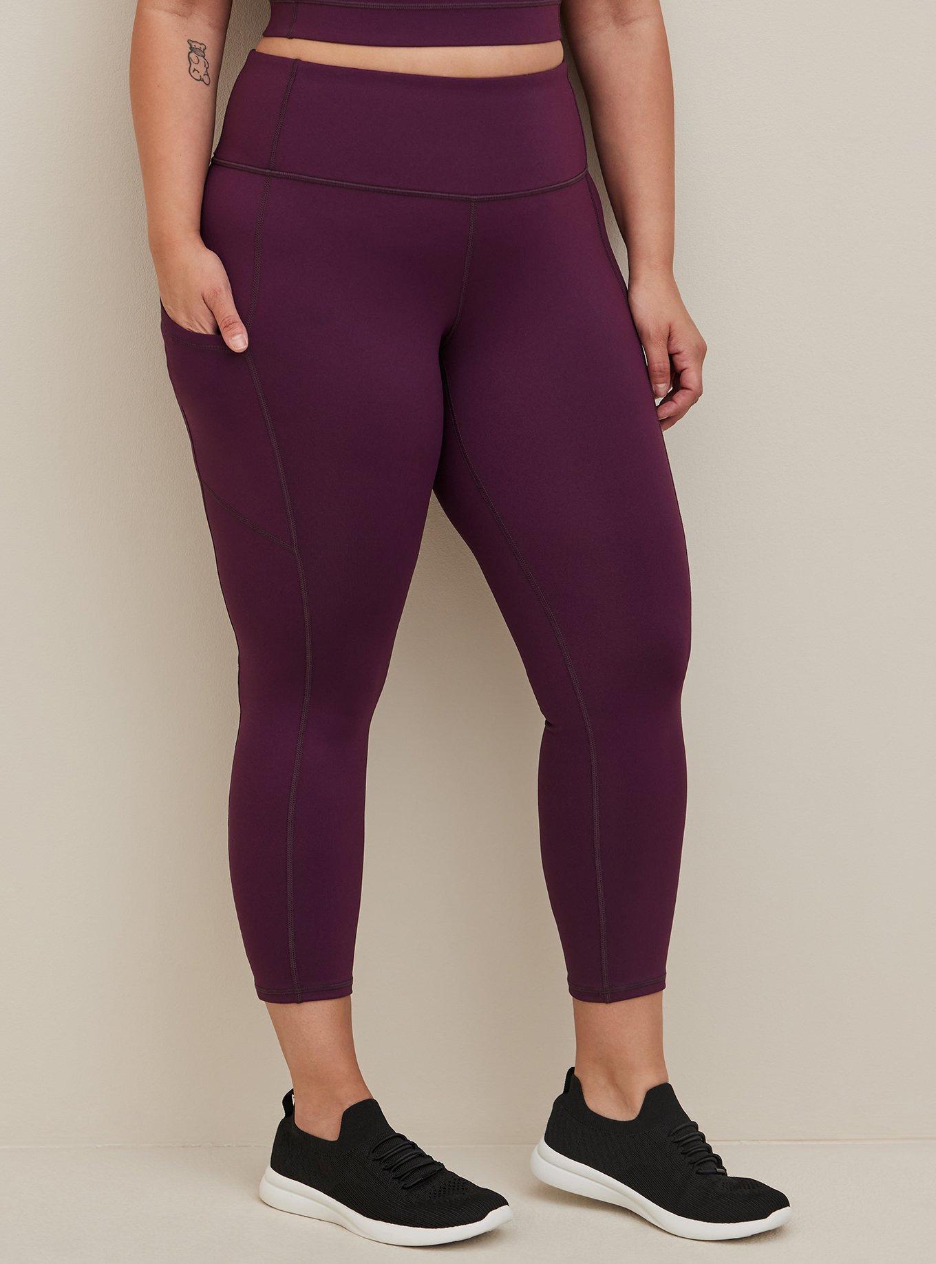 Torrid Active Performance Core Crop Legging with Side Pockets Plus