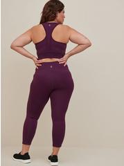Performance Core Crop Active Legging With Side Pockets, PURPLE, alternate