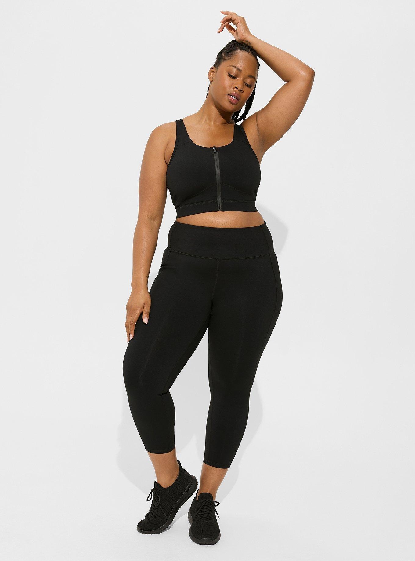 Plus Size Crop Length Volleyball Tights.