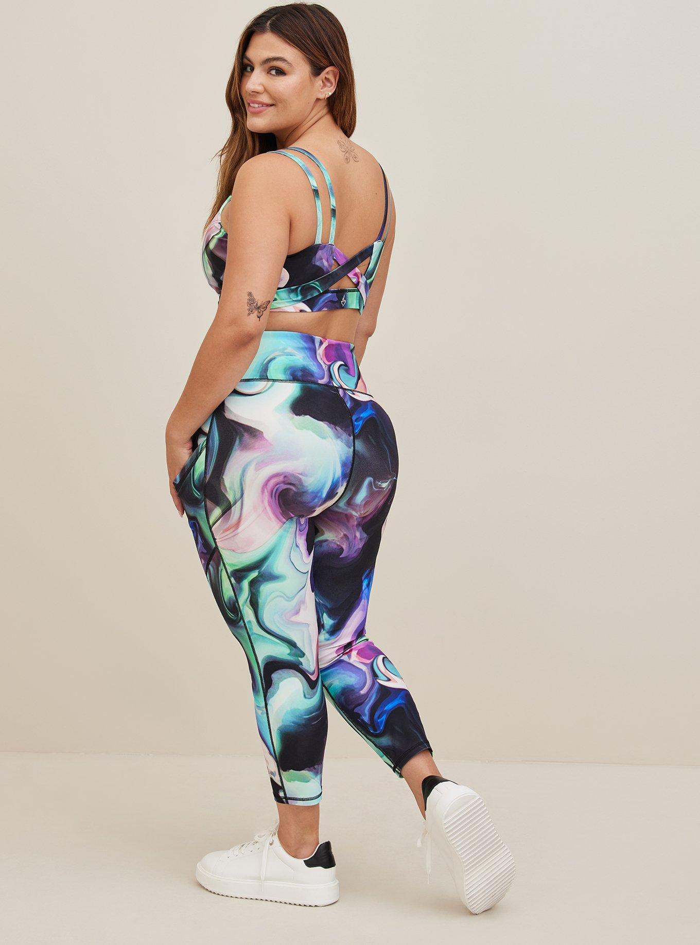 Plus Size - Performance Core Crop Active Legging With Side Pockets