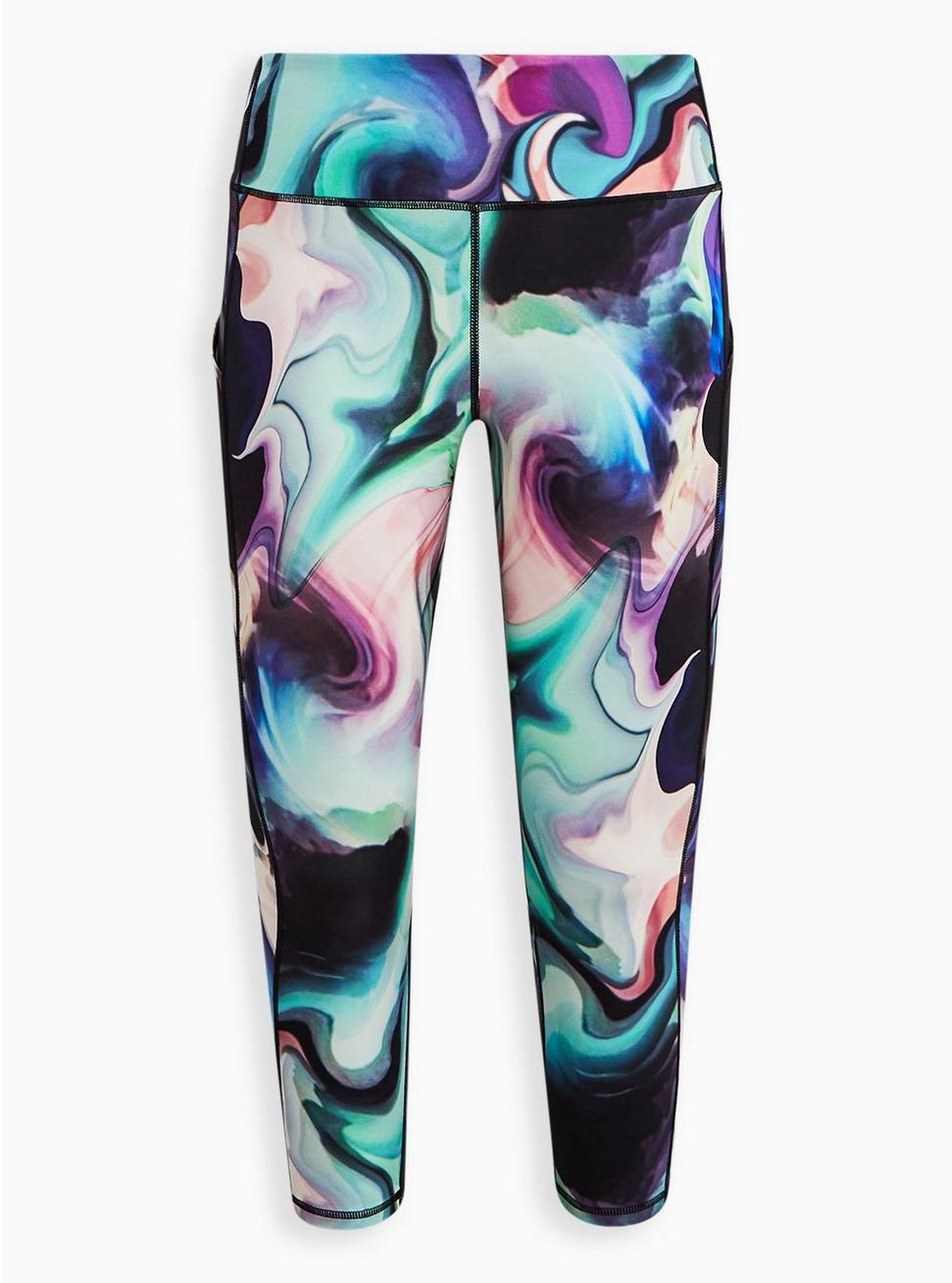 Performance Core Crop Active Legging With Side Pockets, MULTI COLOR, hi-res