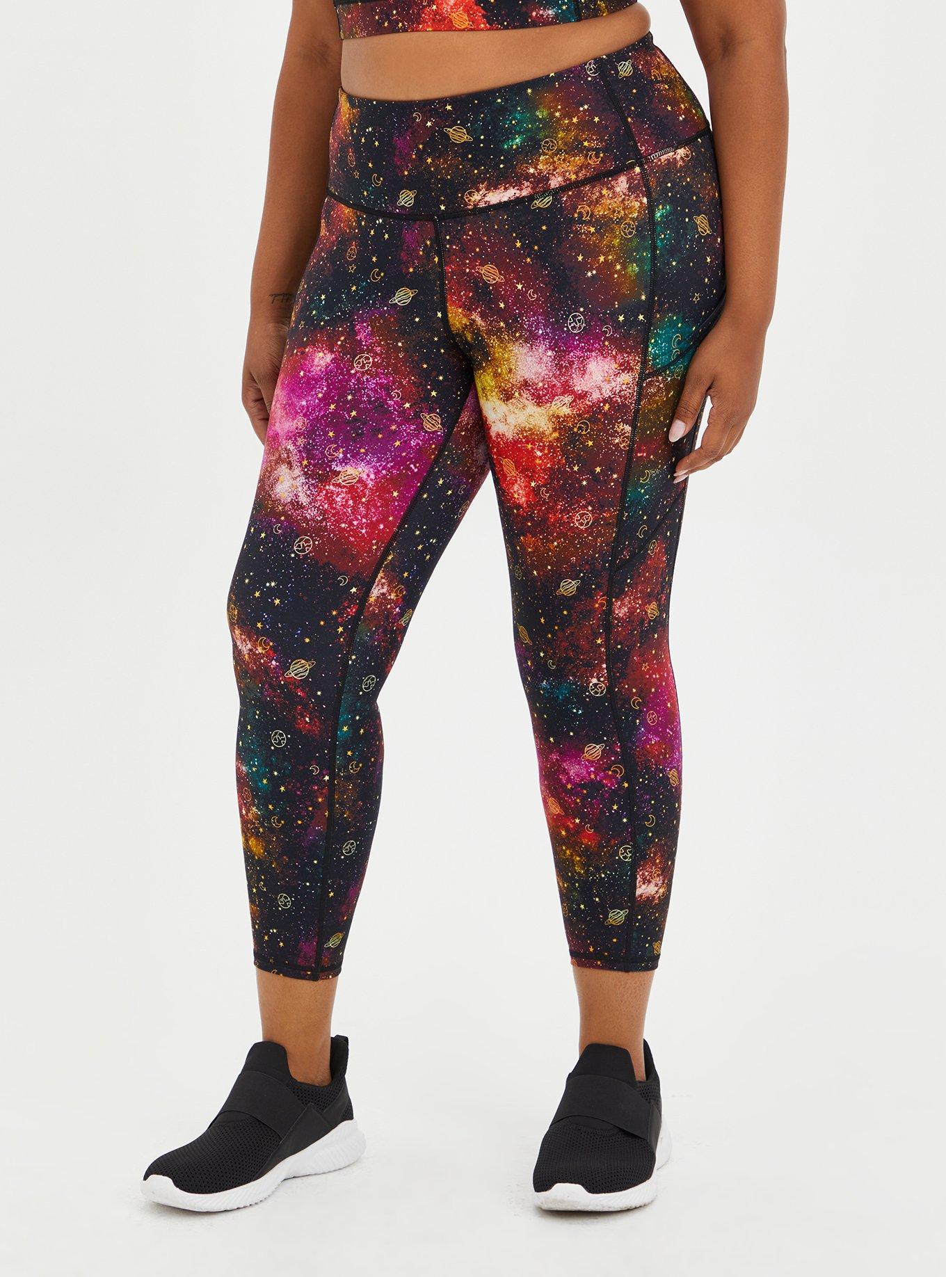 Exceptionally Stylish Female Galaxy Spandex Leggings Pics at Low