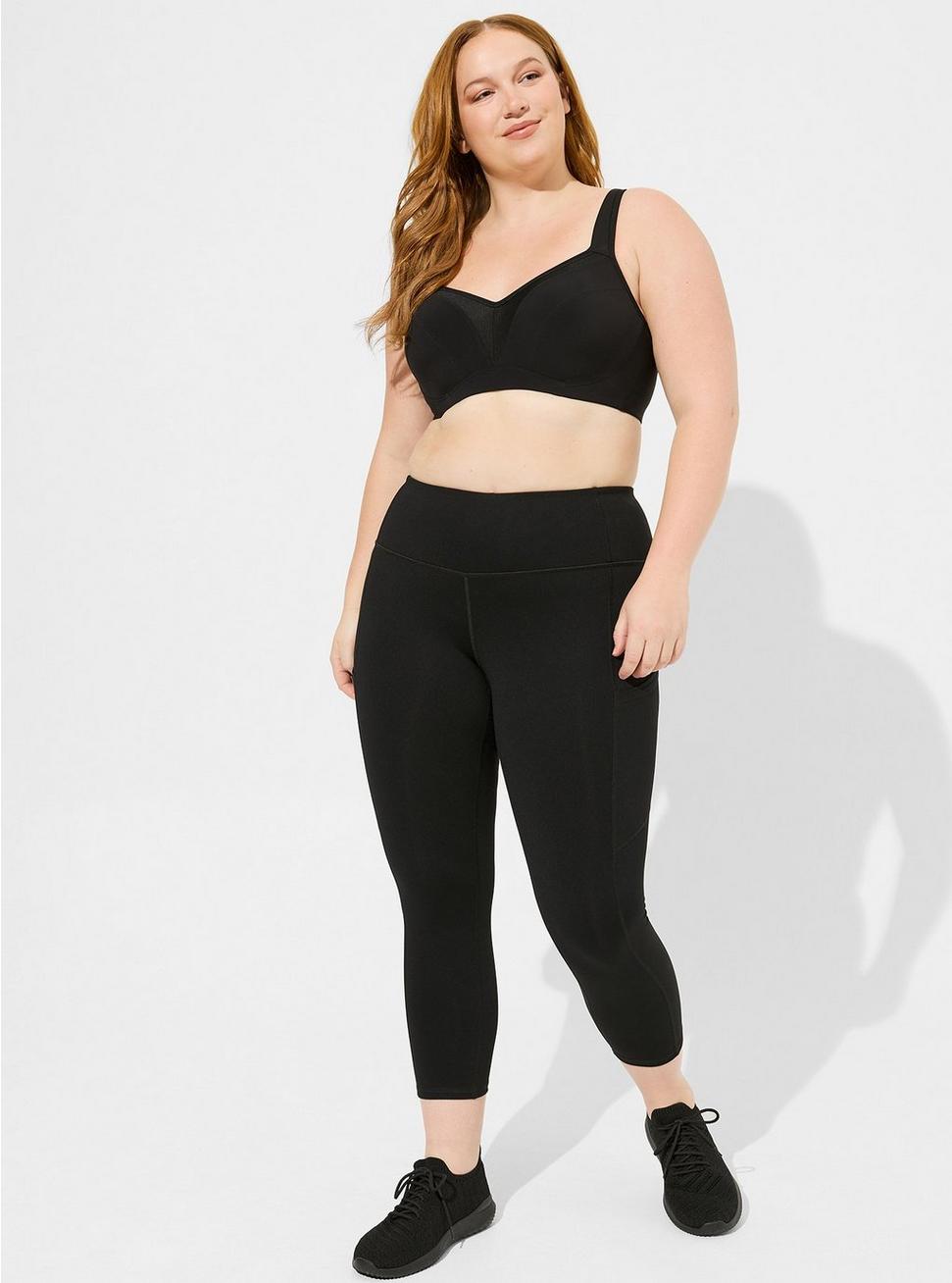Performance Core Crop Active Legging With Side Pockets, , hi-res