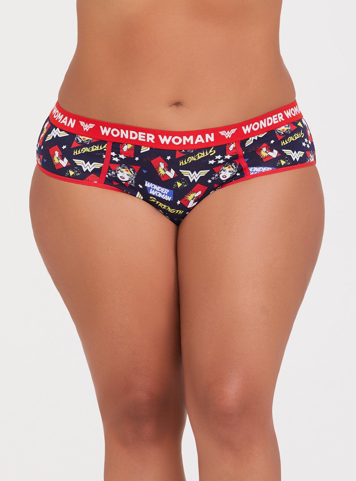 Juniors Wonder Woman Cotton Spandex Panty
