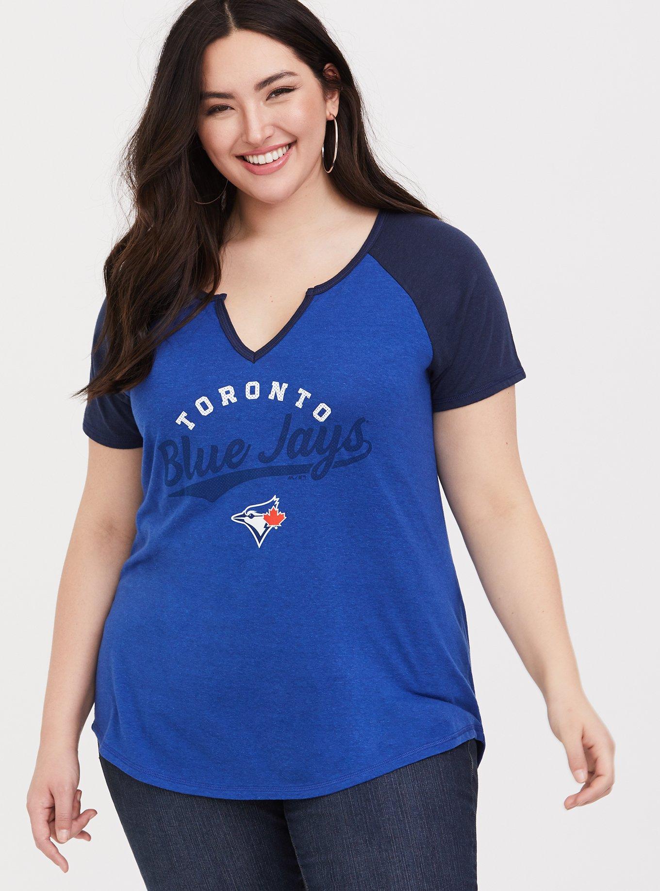 Toronto Blue Jays Triple Scoop Tee Shirt Women's XL / Royal Blue