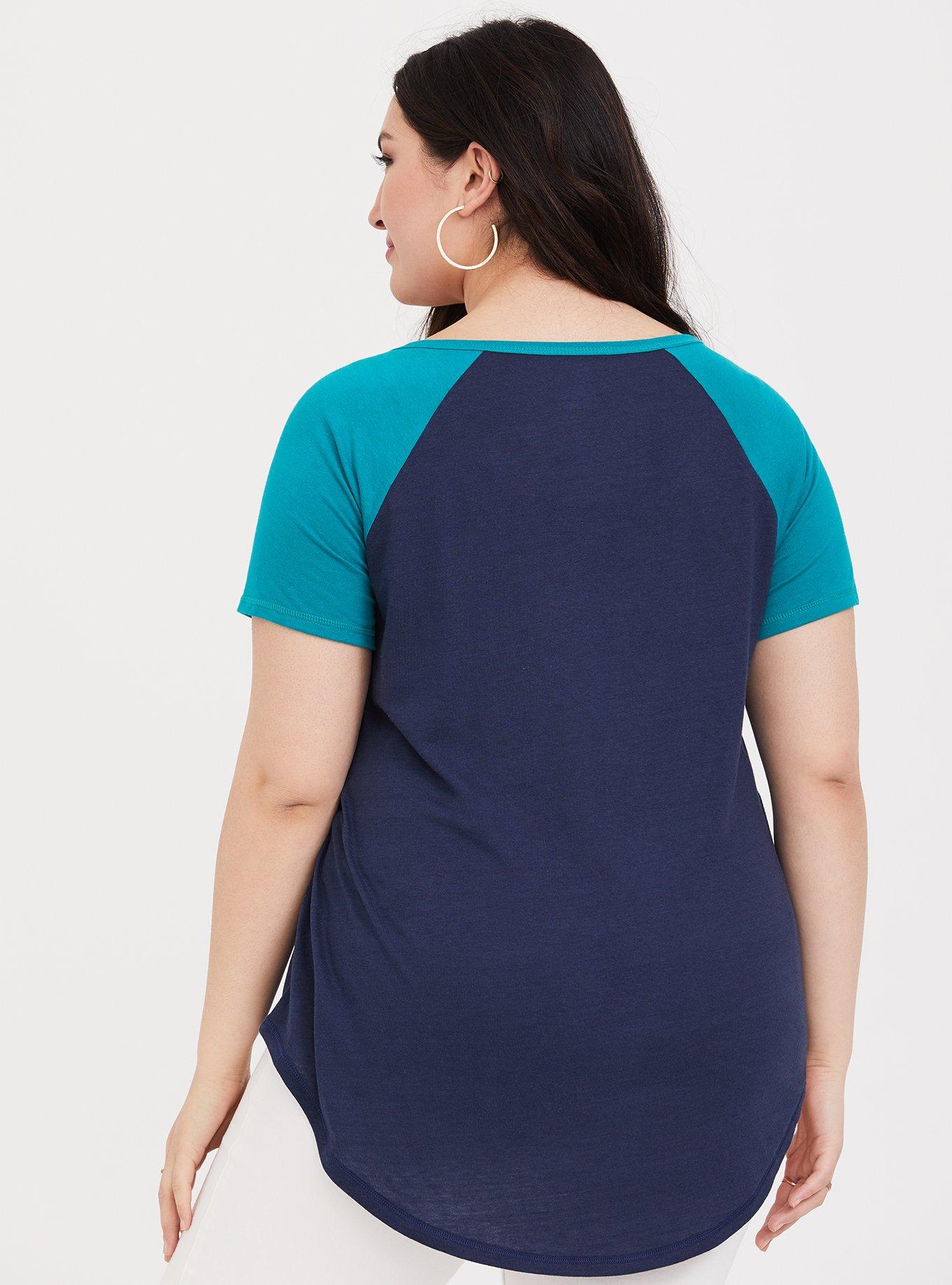 Plus Size - MLB Seattle Mariners Navy Triblend Tee - Torrid