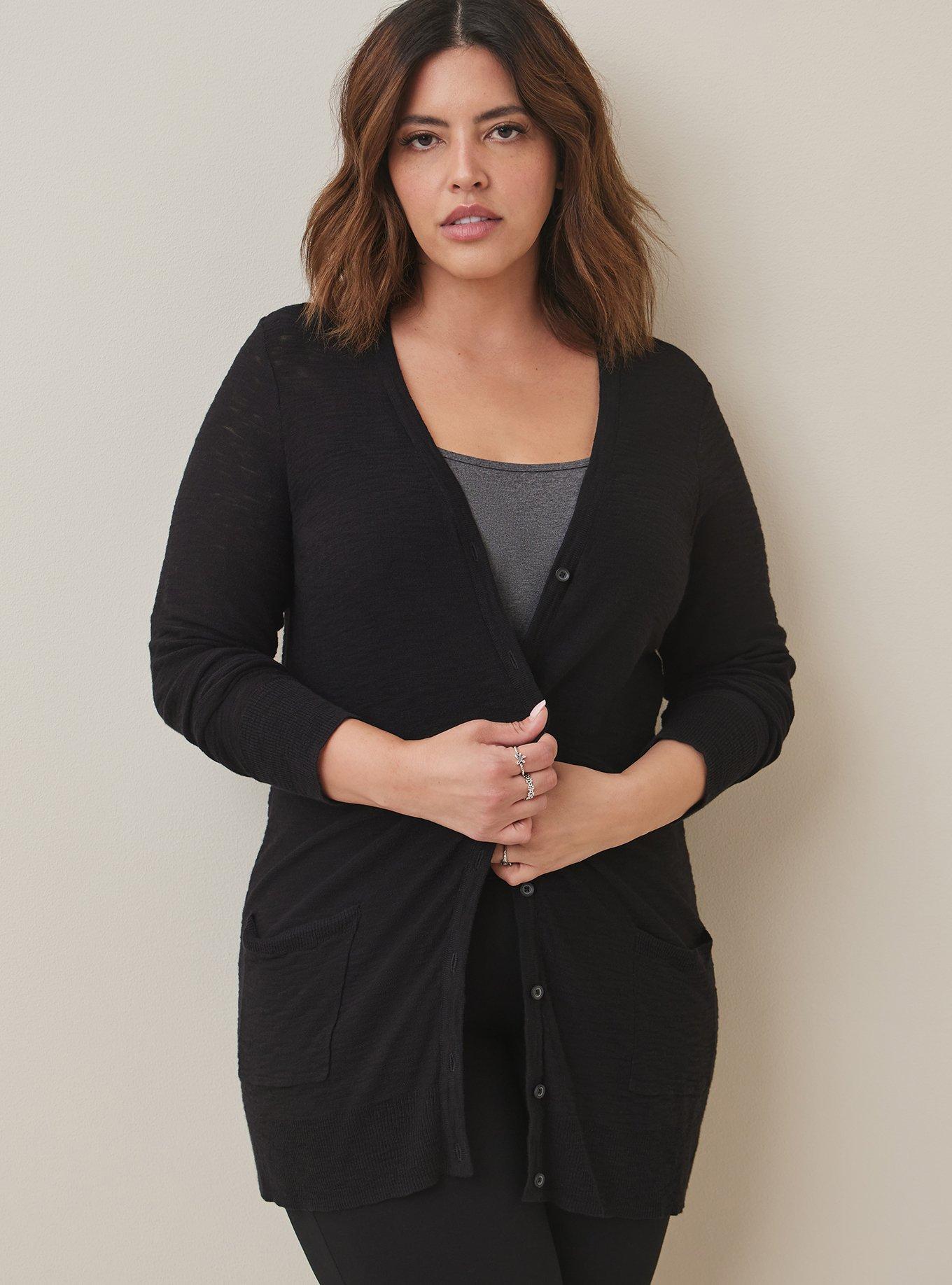 Torrid shop black cardigan