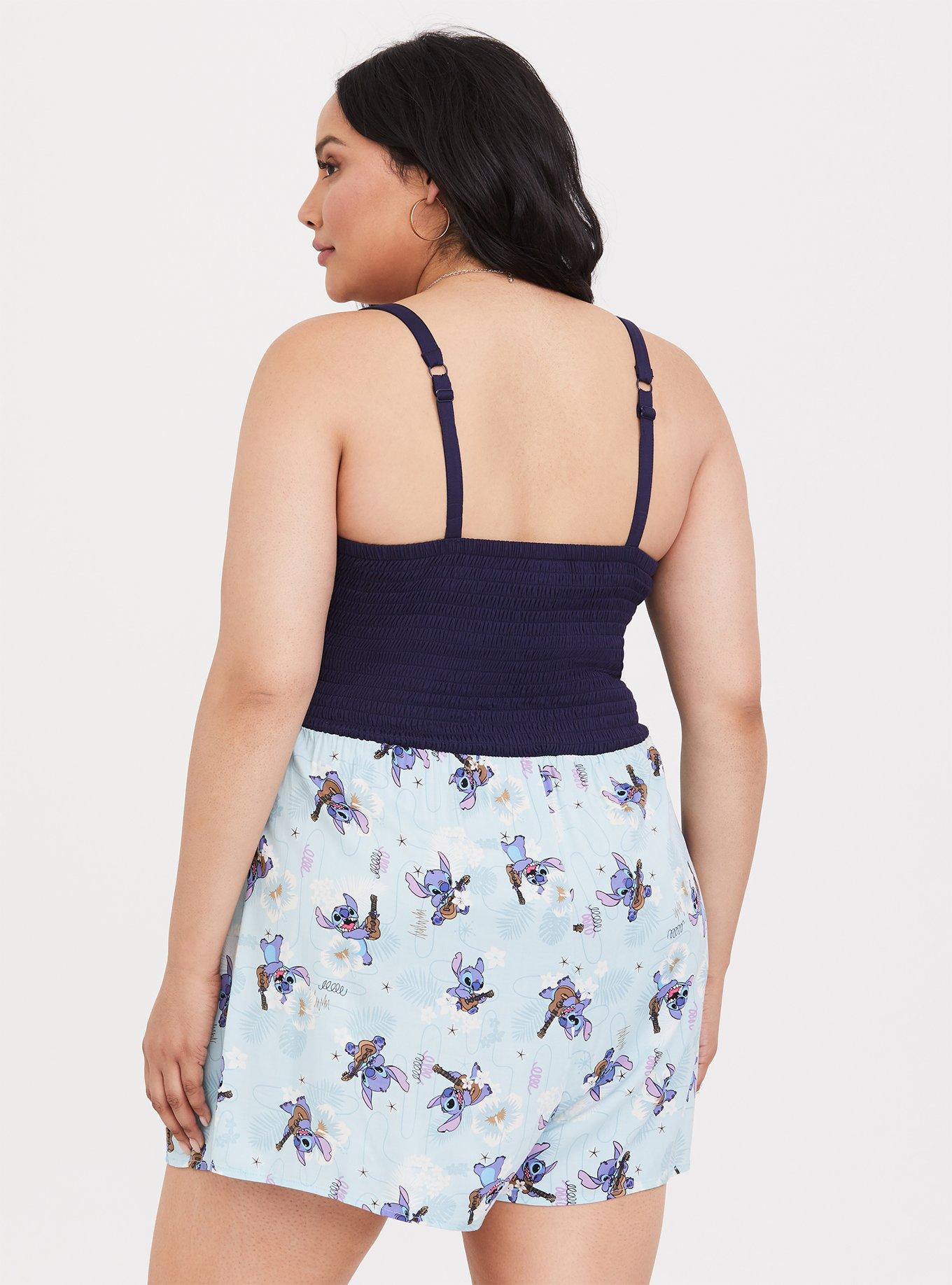 Disney Retro Stitch Romper, PEACOAT, alternate