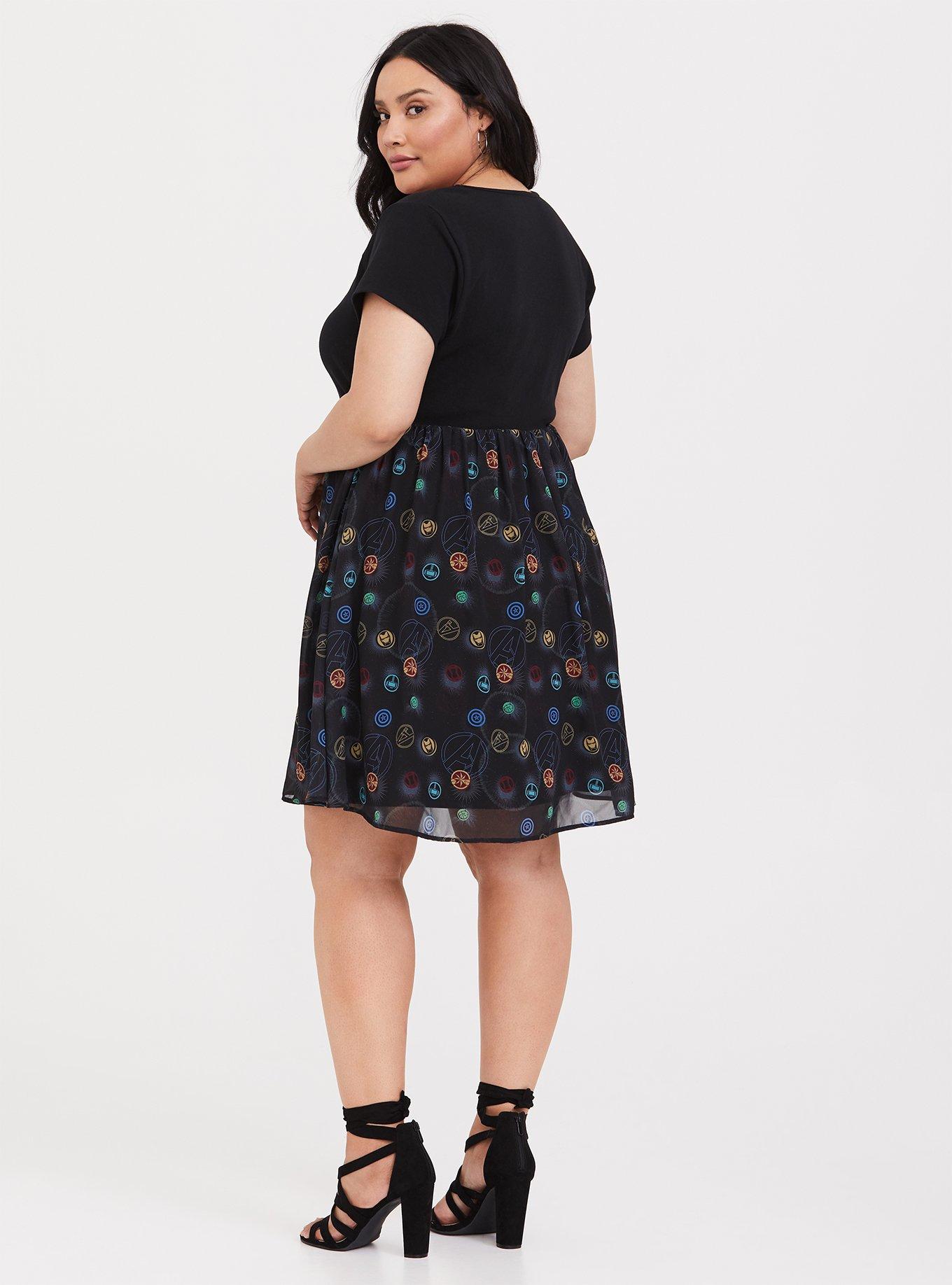 Torrid avengers dress sales