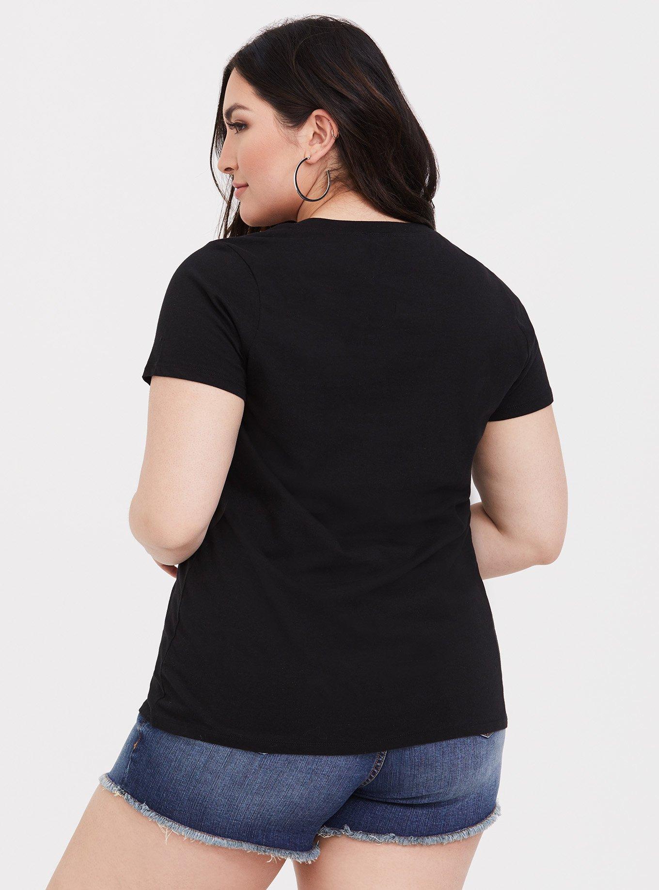 Plus Size Led Zeppelin Black Slim Fit Tee, DEEP BLACK, alternate