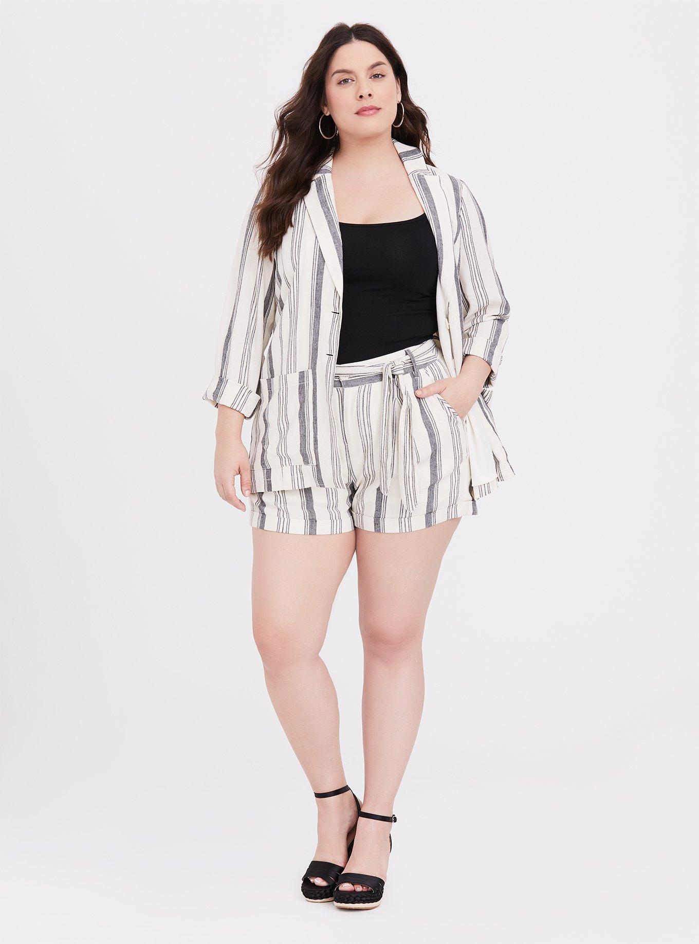 Plus Size - Linen Blazer - Torrid