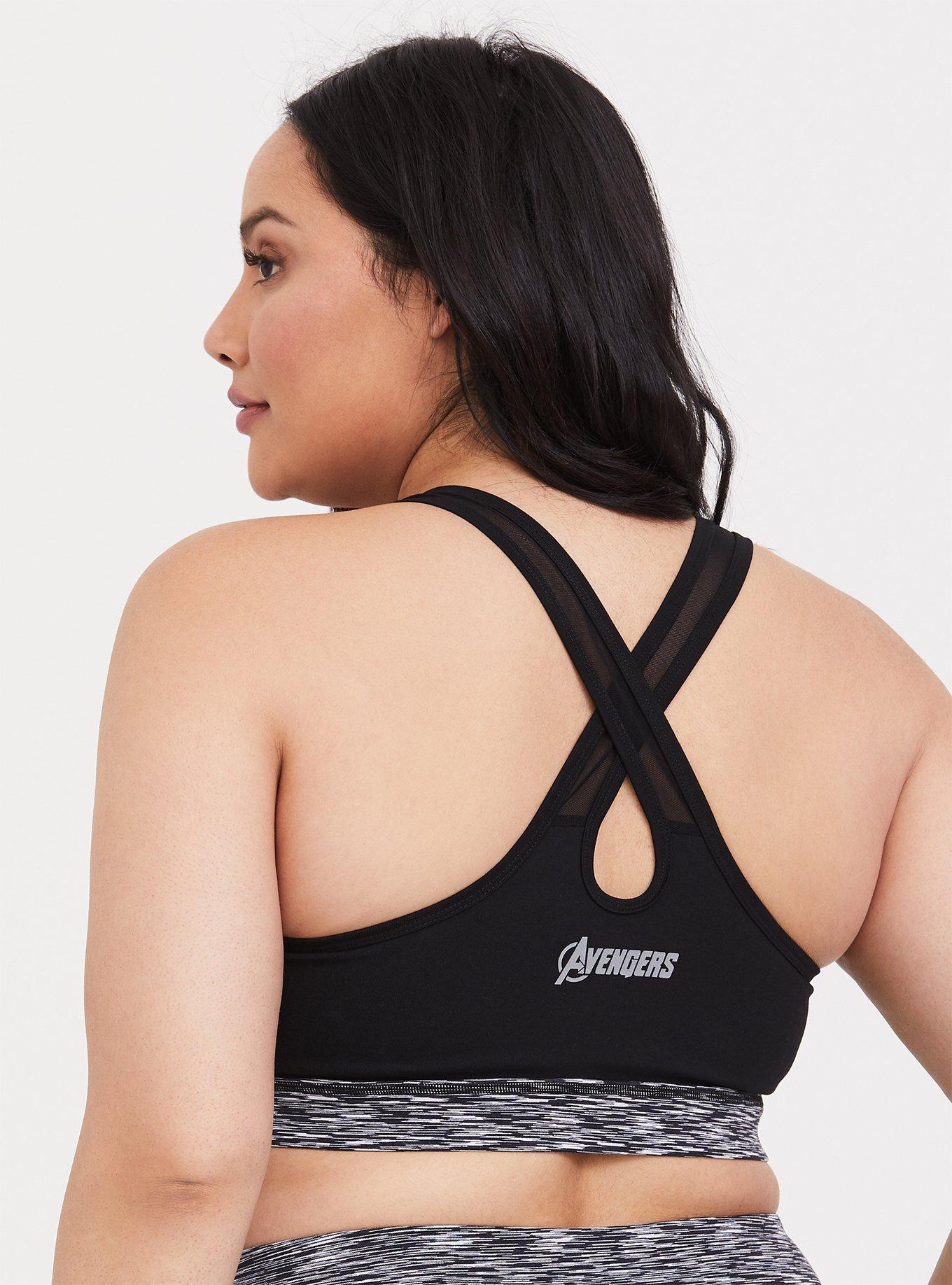 Plus Size Her Universe Marvel Avengers Endgame Sports Bra, MULTI, alternate