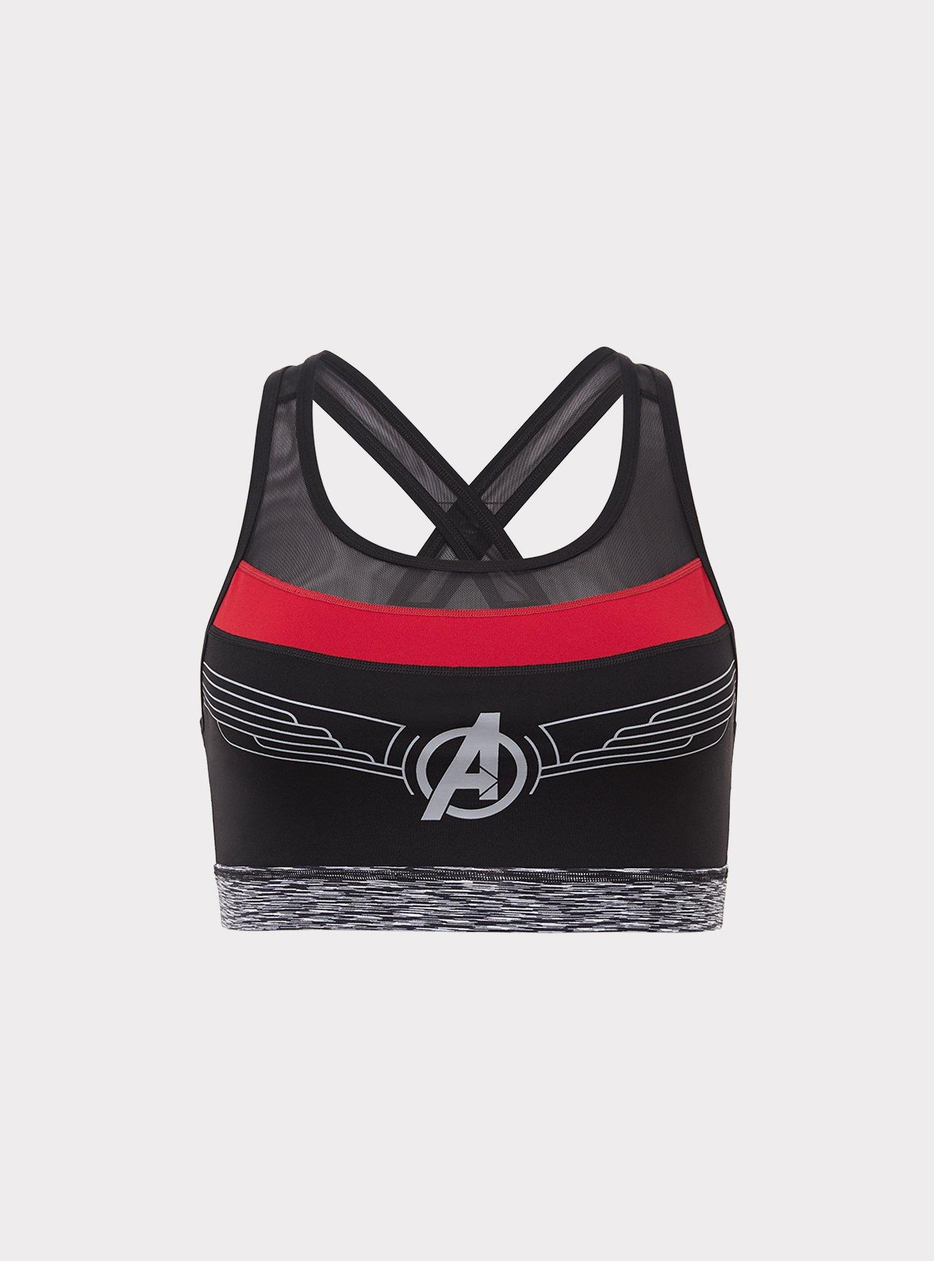 Avengers sports bra on sale