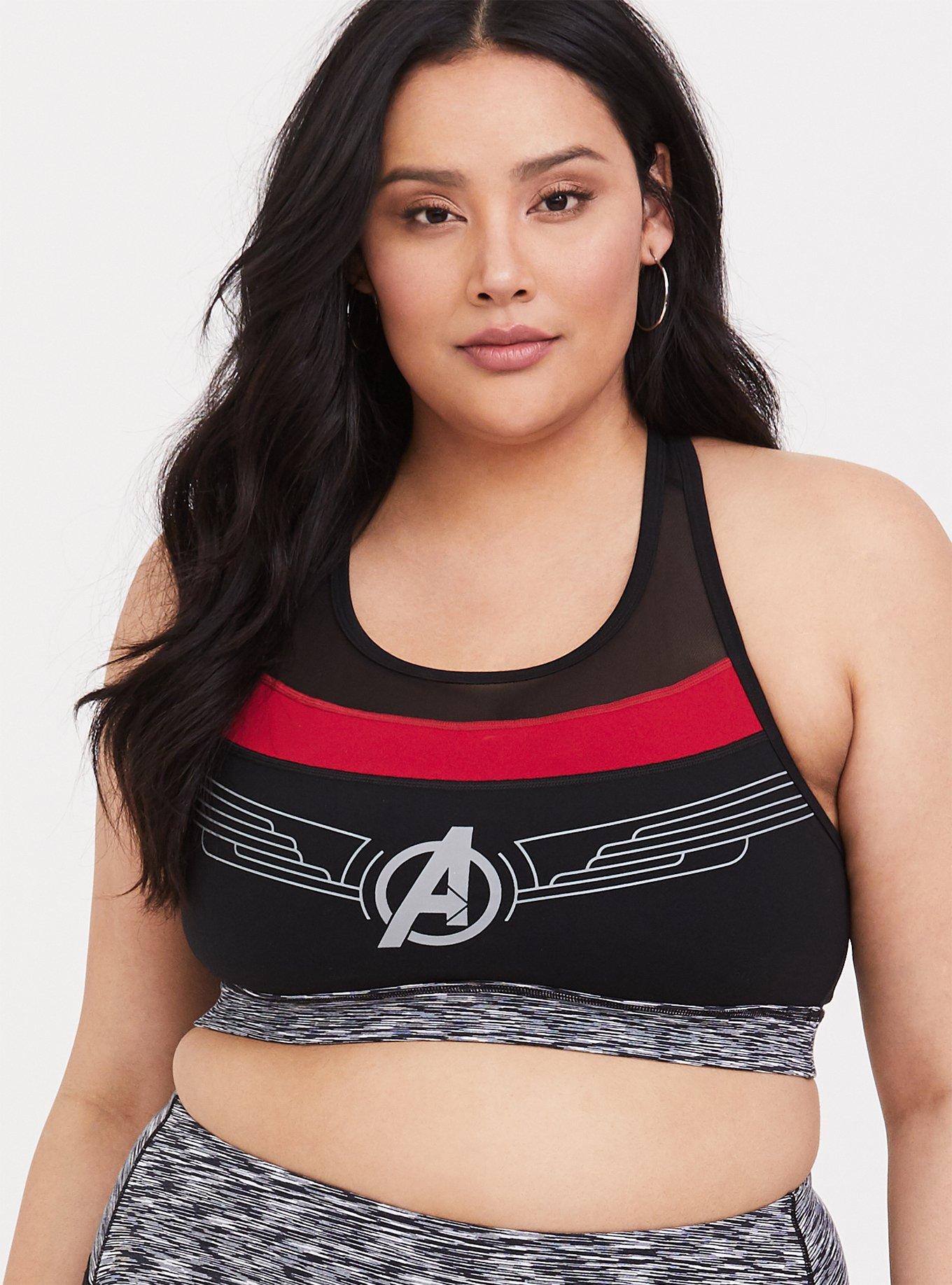 Her Universe Black Sports Bras for Women