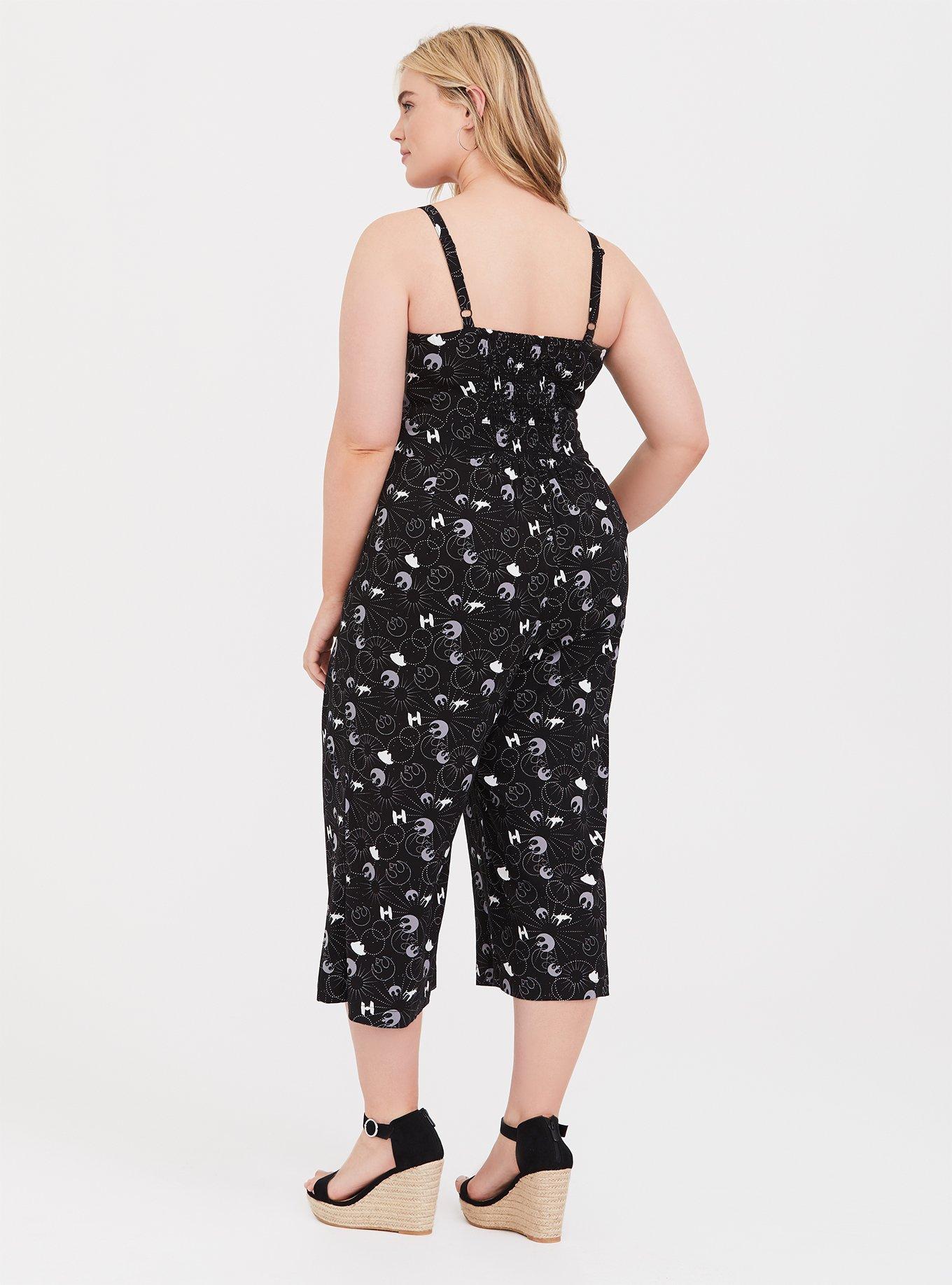 Her Universe Star Wars Galaxy Black Jumpsuit, DEEP BLACK, alternate