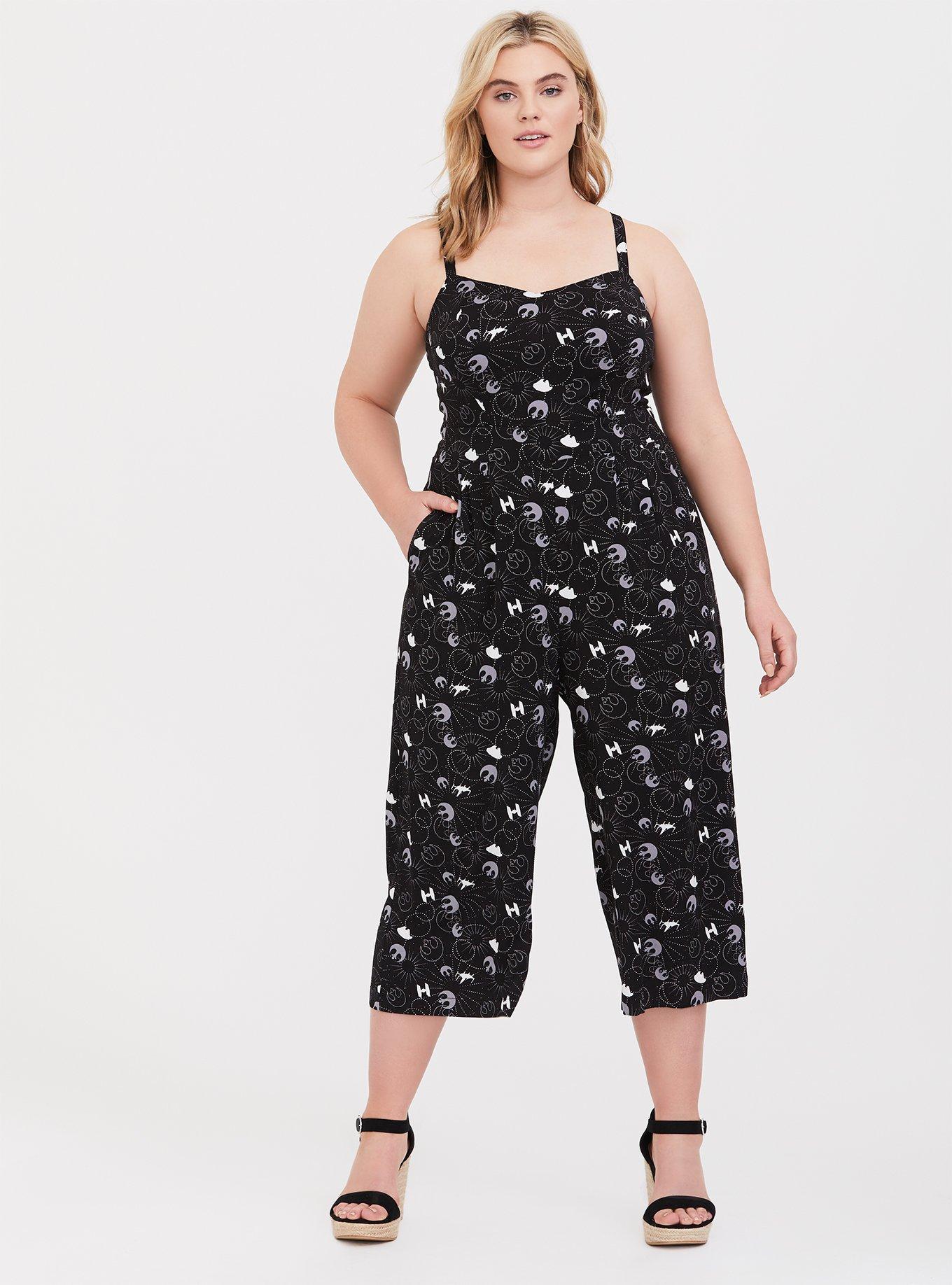 Her Universe Star Wars Galaxy Black Jumpsuit, DEEP BLACK, alternate
