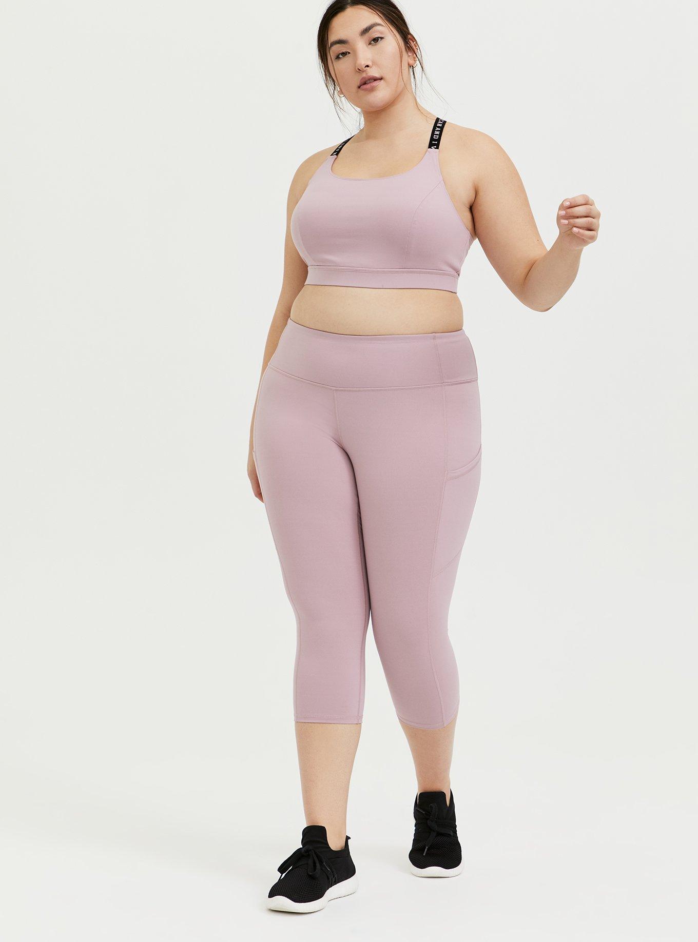 Plus Size - Performance Core Crop Active Legging With Side Pockets - Torrid