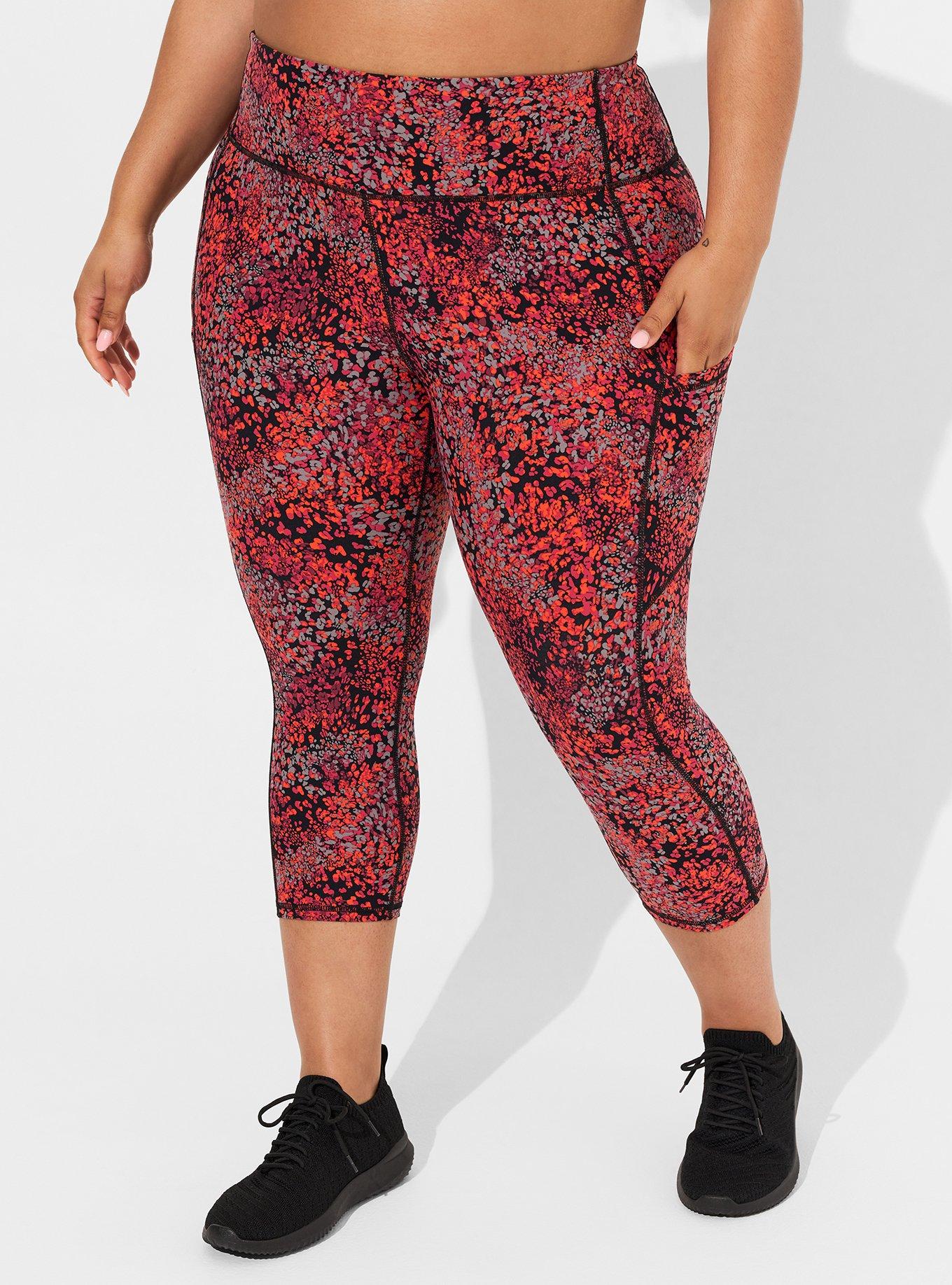 Athletic Works Women's Plus Size Athleisure Core Knit Capri Pants, Sizes  1X-4X 