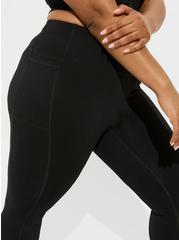 Performance Core Full Length Active Legging With Side Pockets, DEEP BLACK, alternate