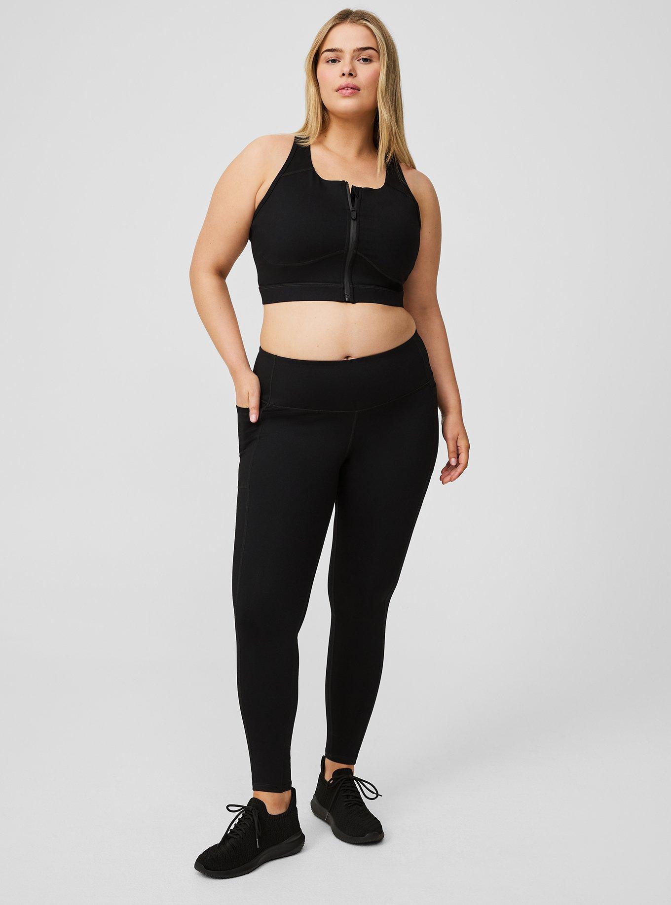 Torrid Black Leggings Size Med Plus (00) (Plus) - 60% off