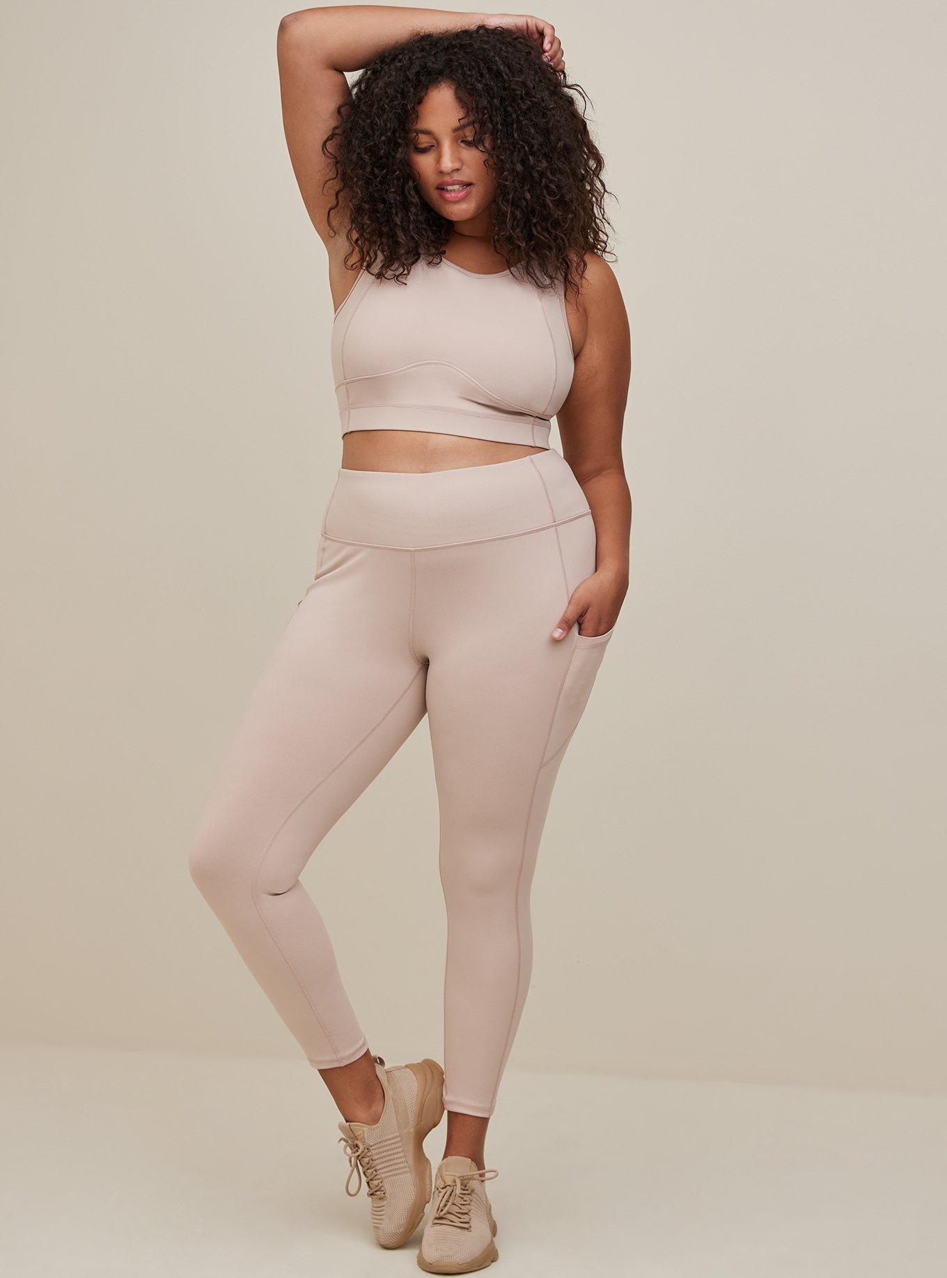 Plus Size - Performance Core Crop Active Legging With Side Pockets