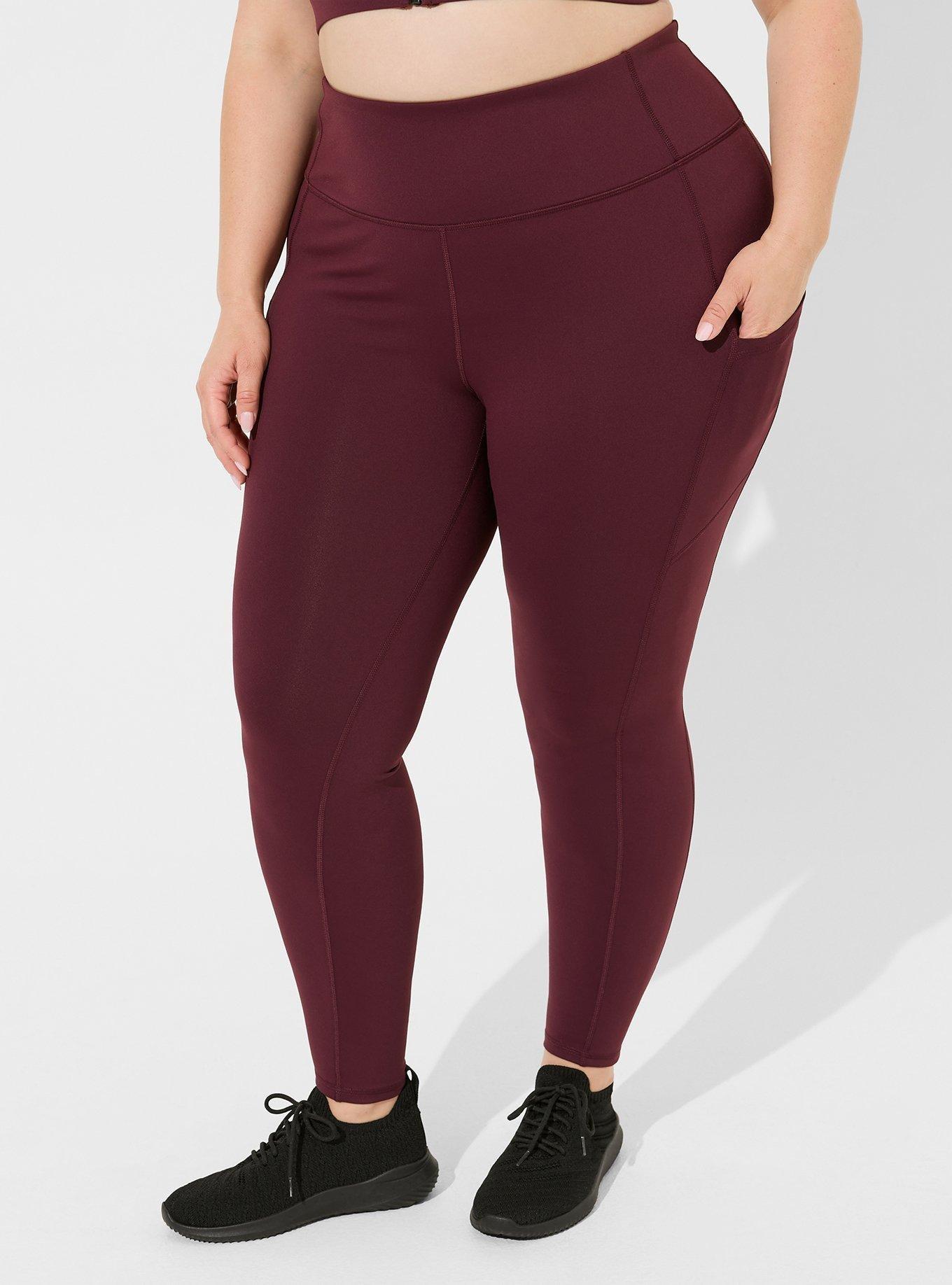 Plus Size - Bombshell Crop Legging - Performance Core Black - Torrid