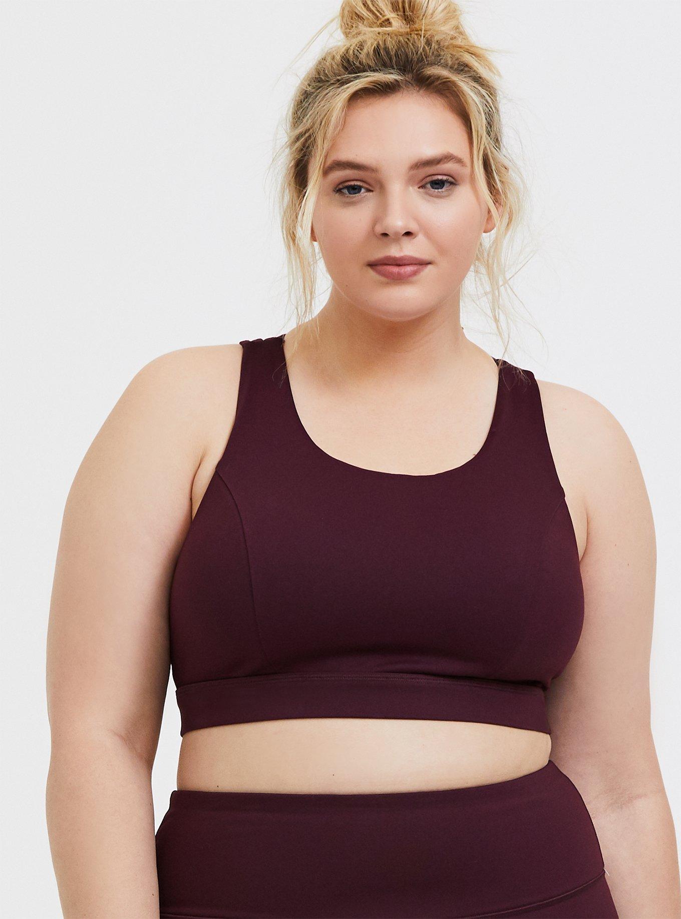 Plus Size Torrid Active - Ikat Print Sports Bra