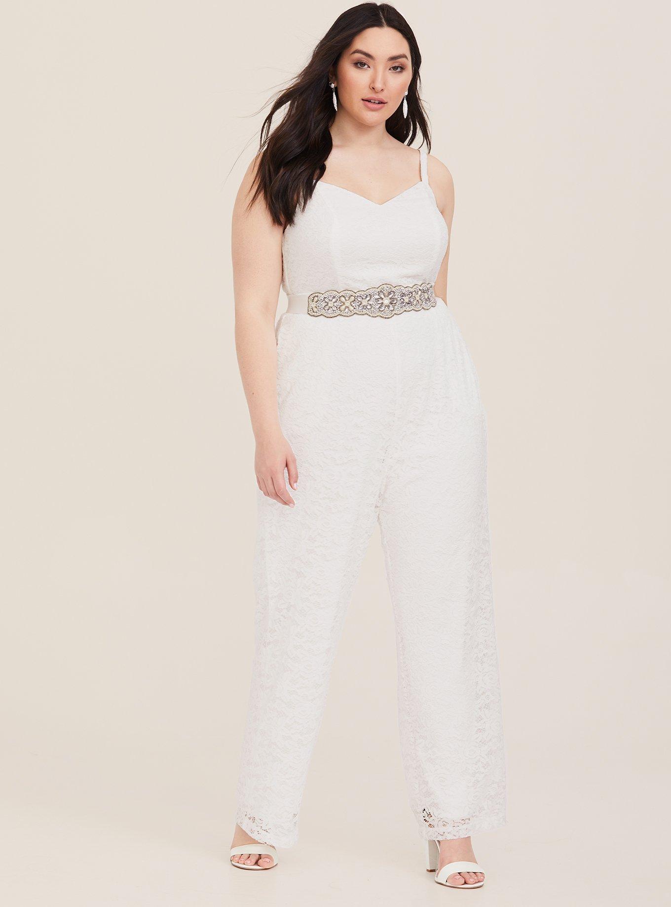 All white romper hot sale plus size