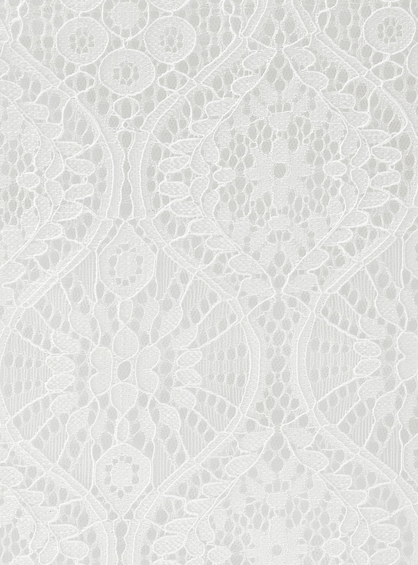 Special Occasion Ivory Lace Cold Shoulder Skater Dress, CLOUD DANCER, alternate