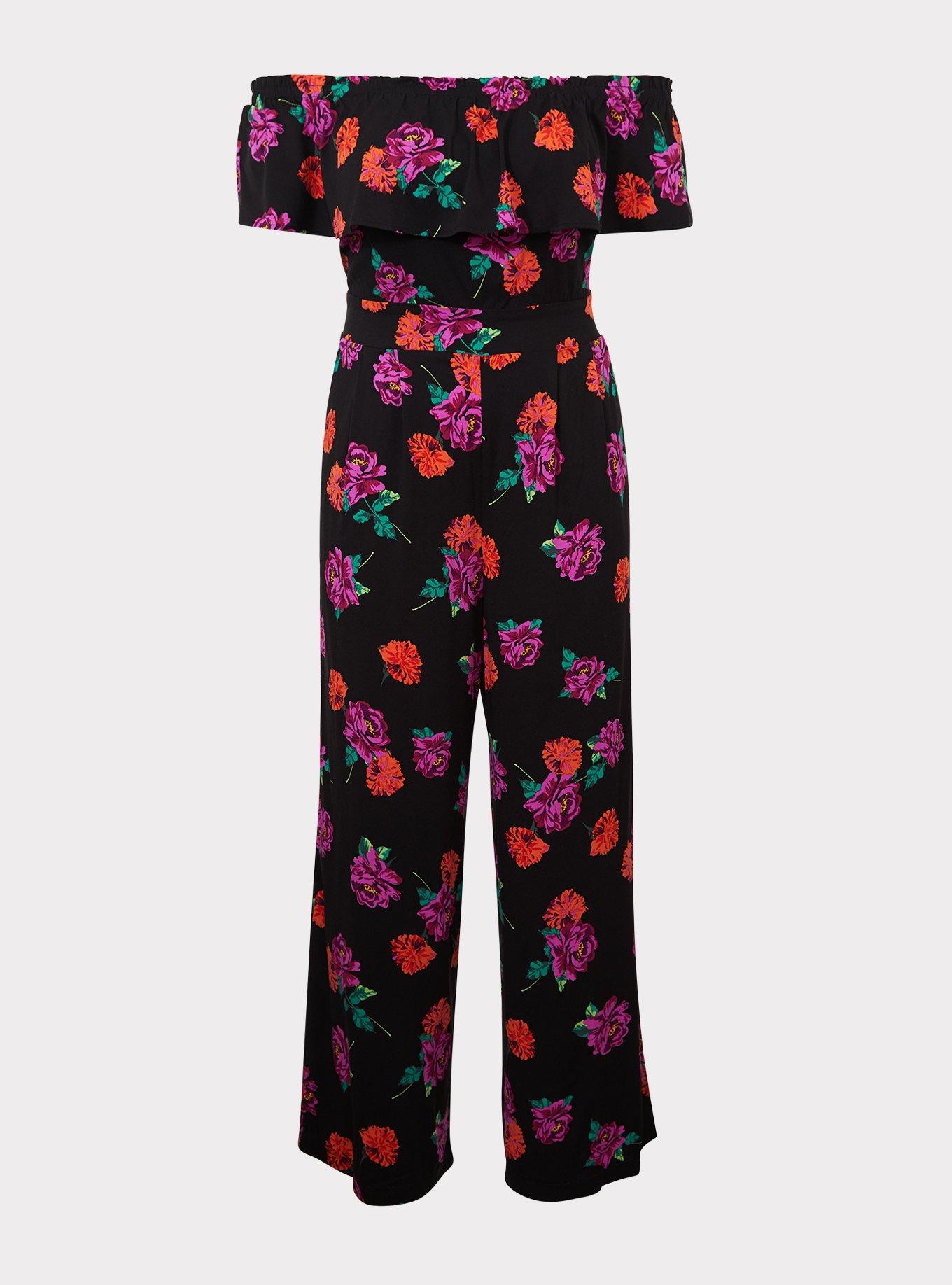Torrid jumpsuit floral cheap