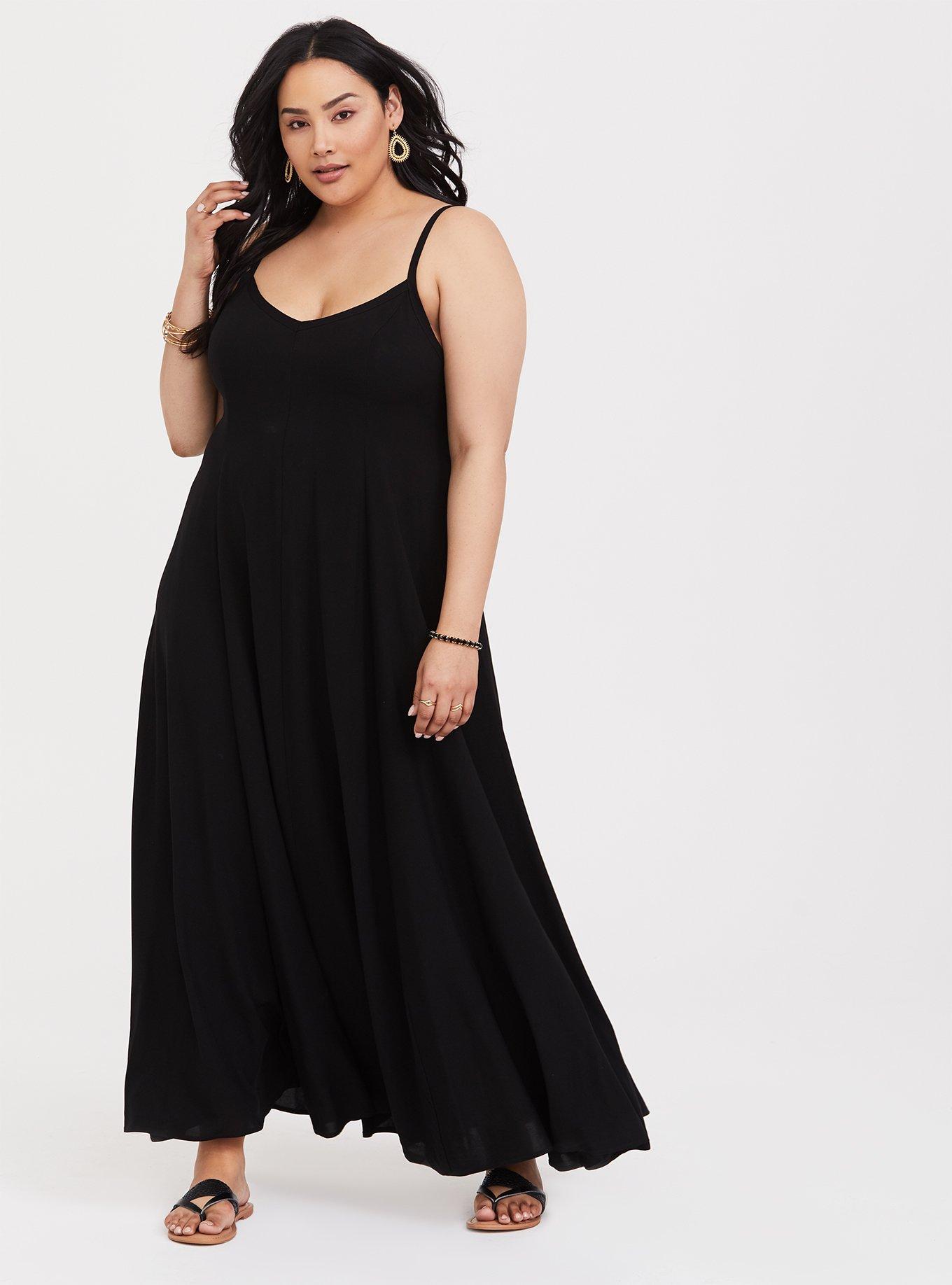 Trapeze maxi 2025 dress plus size