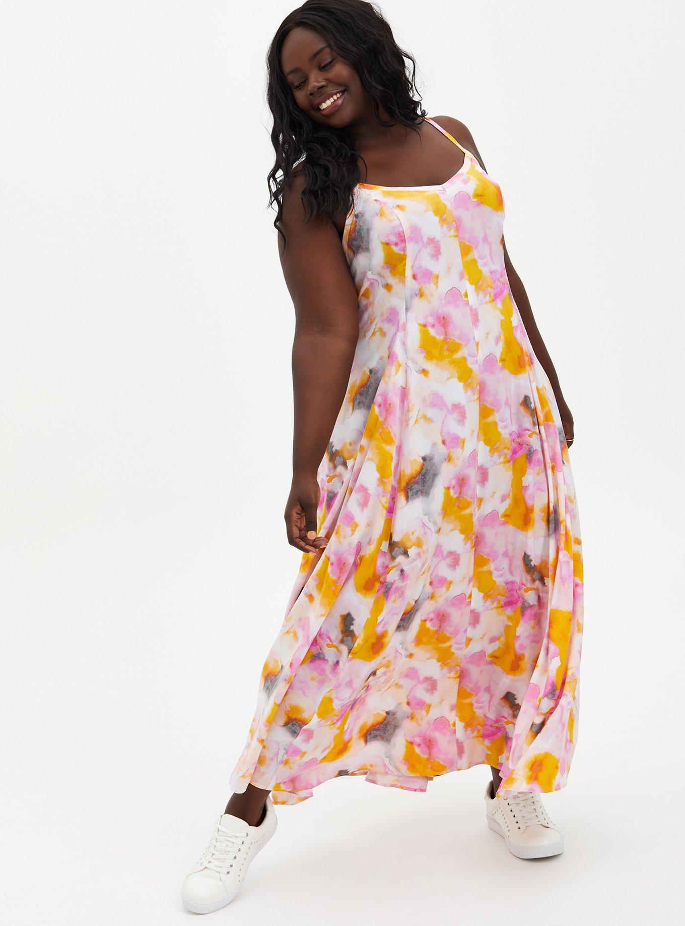 Maxi trapeze dress sale