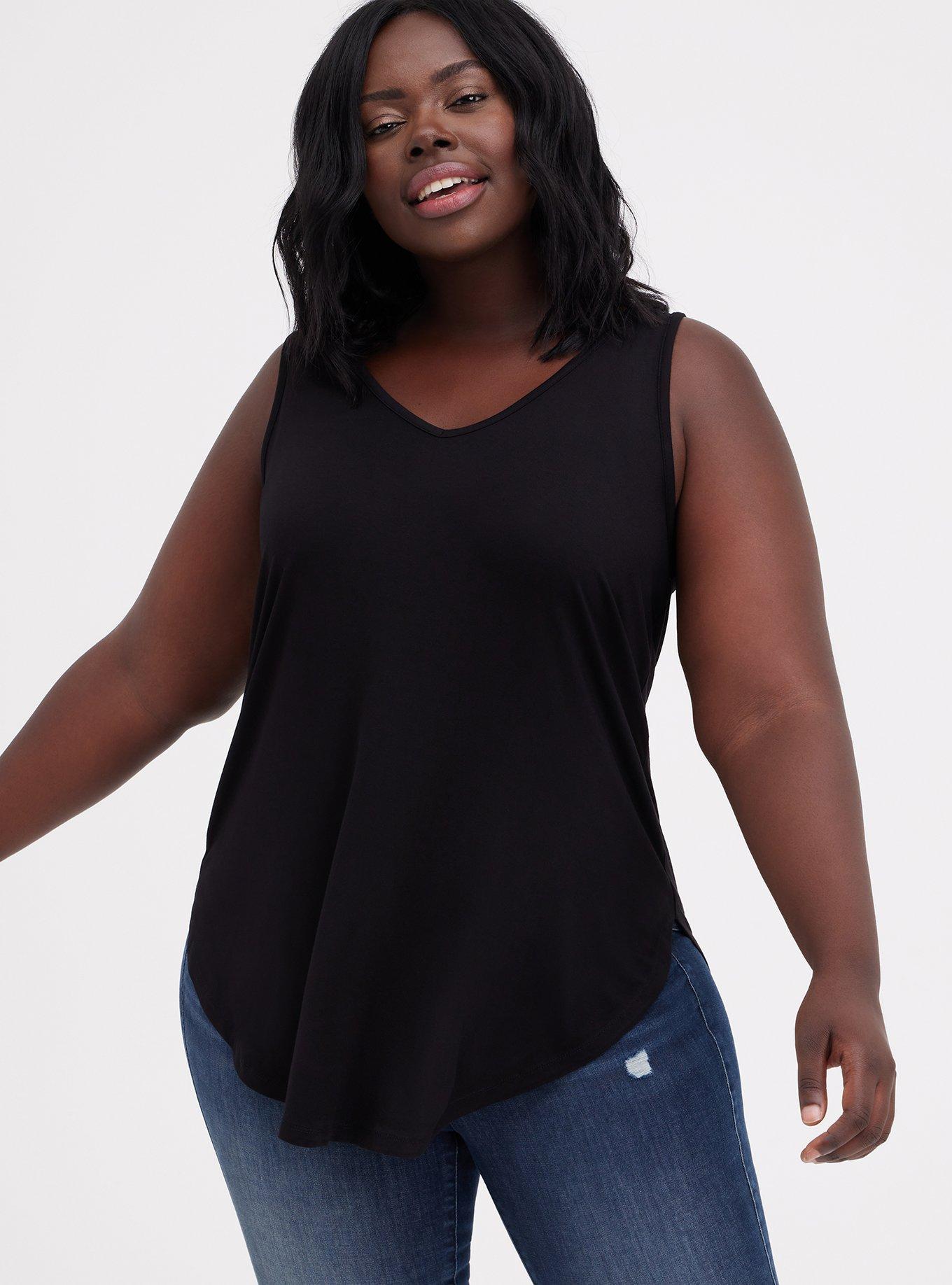 Plus Size - Favorite Tunic Super Soft V-Neck Tunic Tank - Torrid